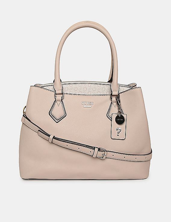 Buy GUESS Women Pink Irvine Medium Satchel Bag - NNNOW.com