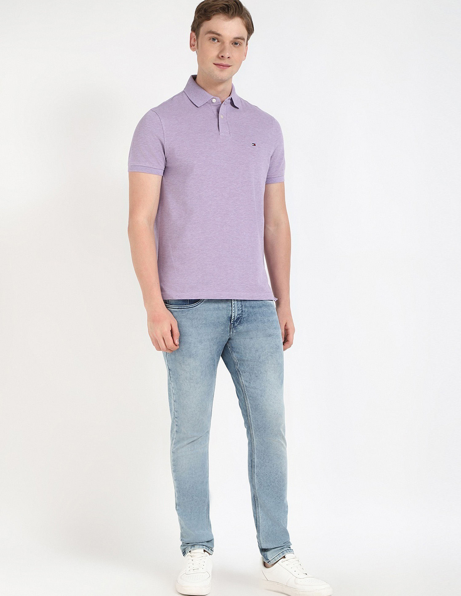 Tommy Hilfiger Solid Regular-Fit Cotton T-Shirt