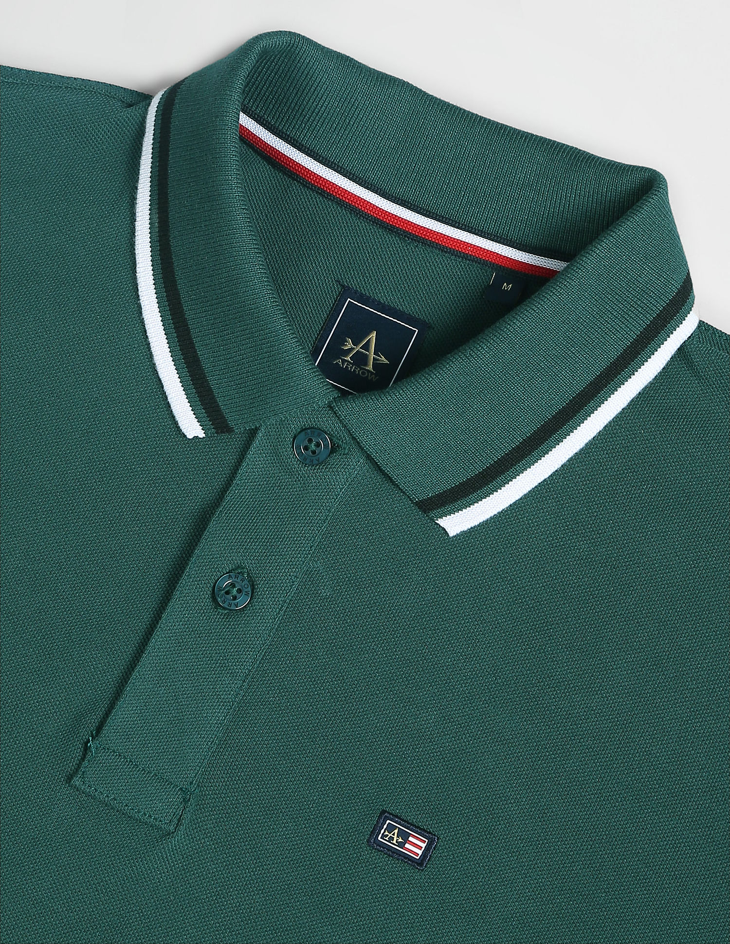 Arrow Sports Solid Cotton Polo Shirt