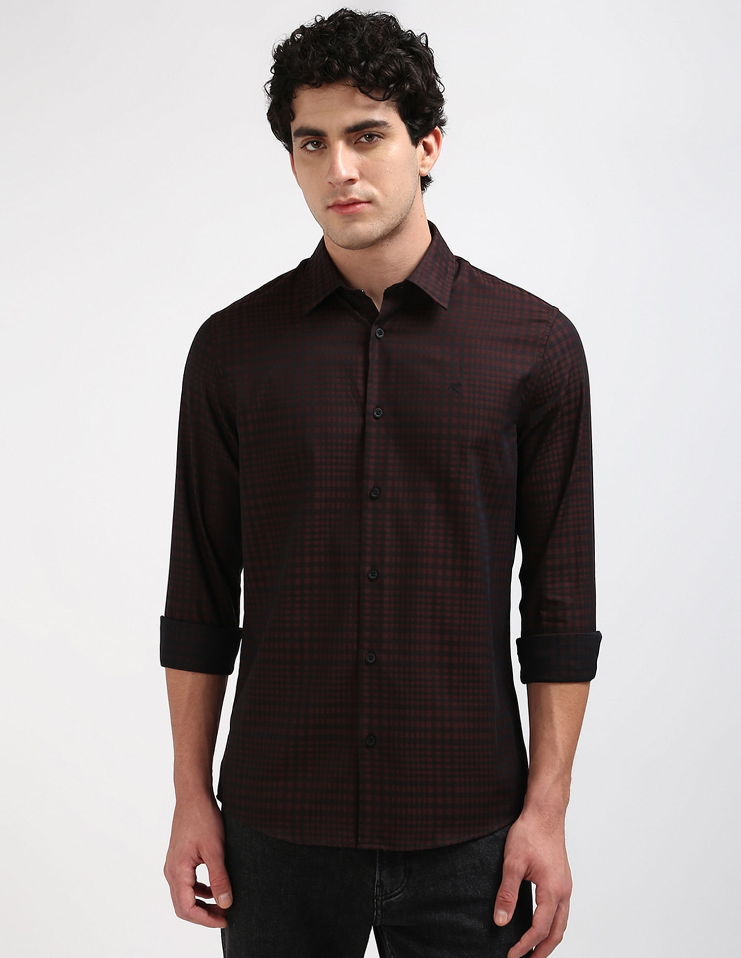 Calvin Klein Jeans Tonal Shadow Checked Shirt
