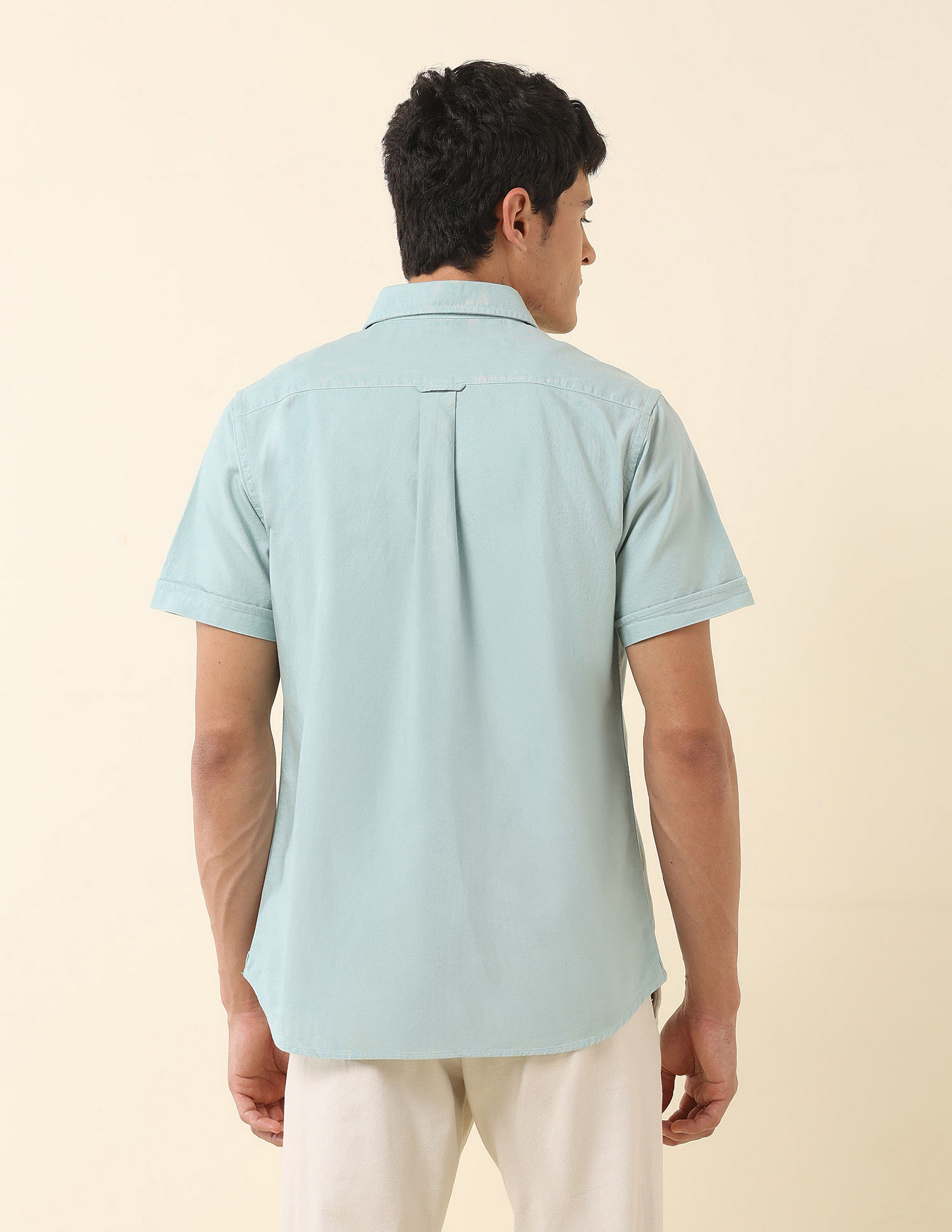 U.S. Polo Assn. Tailored Fit Solid Pure Cotton Shirt