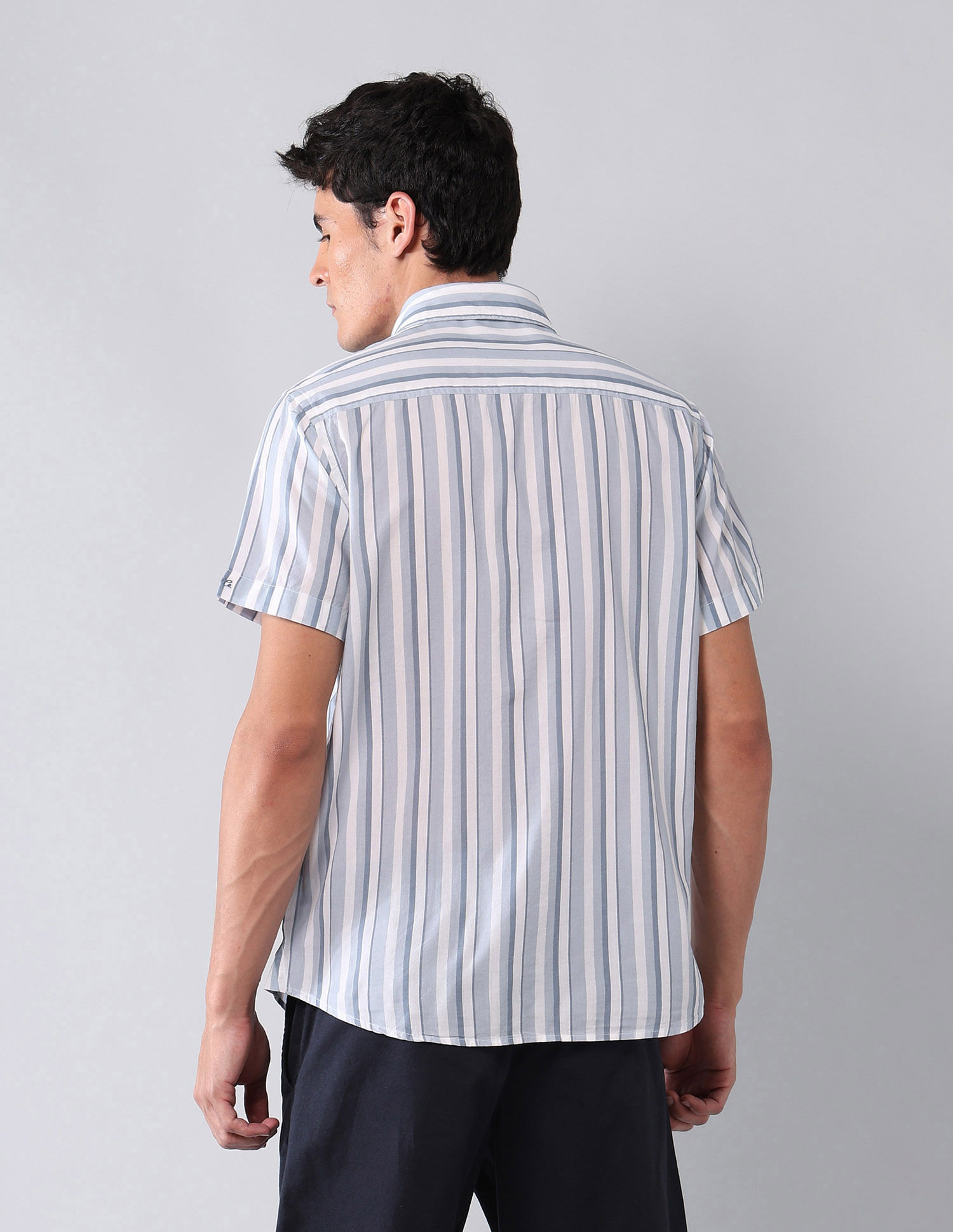 U.S. Polo Assn. Denim Co. Vertical Striped Regular Fit Shirt