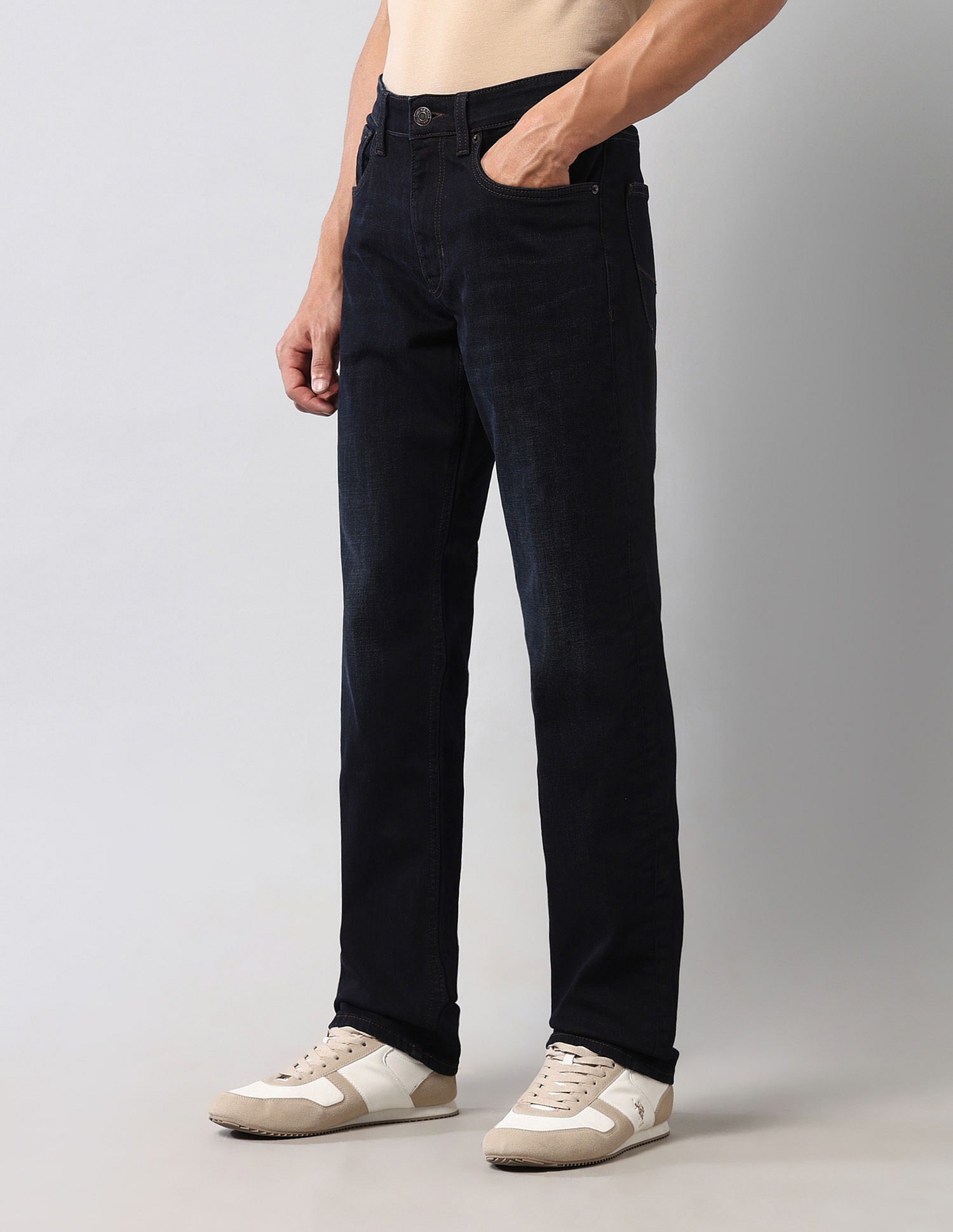 U.S. Polo Assn. Denim Co. Harold Slim Straight Fit Blue Vintage Jeans