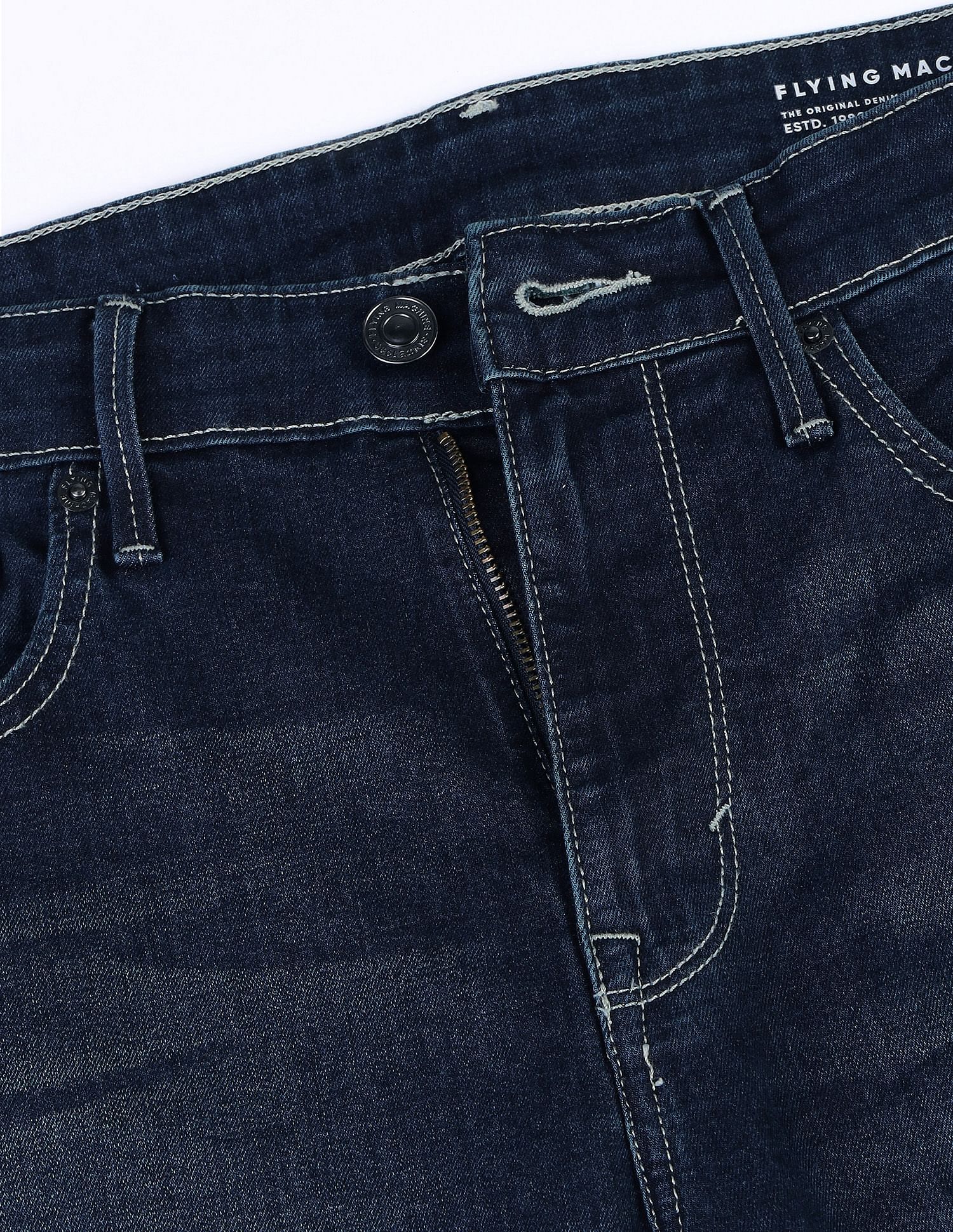 Flying Machine Mid Rise Slim Tapered Fit Jeans