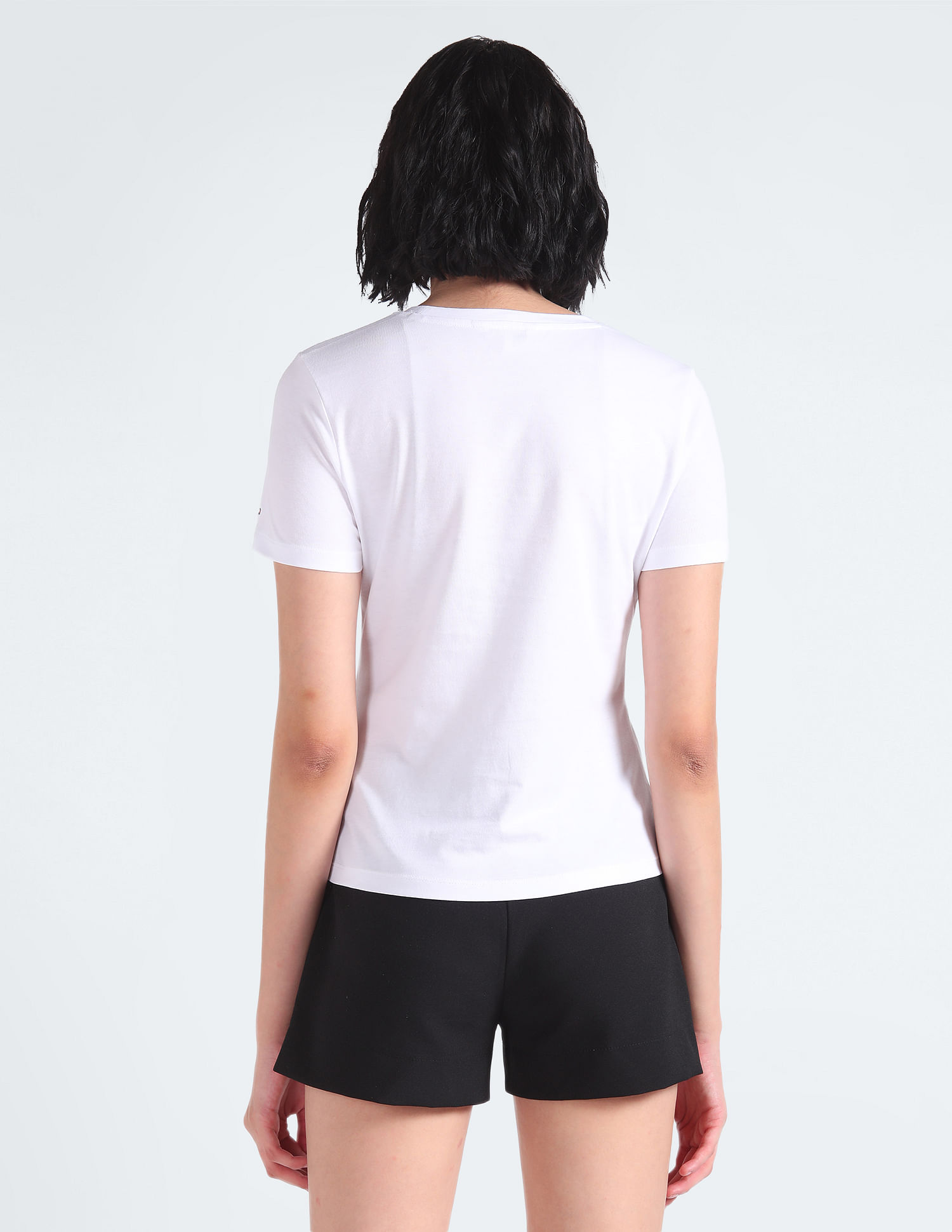 Tommy Hilfiger Flag Script Slim T-Shirt