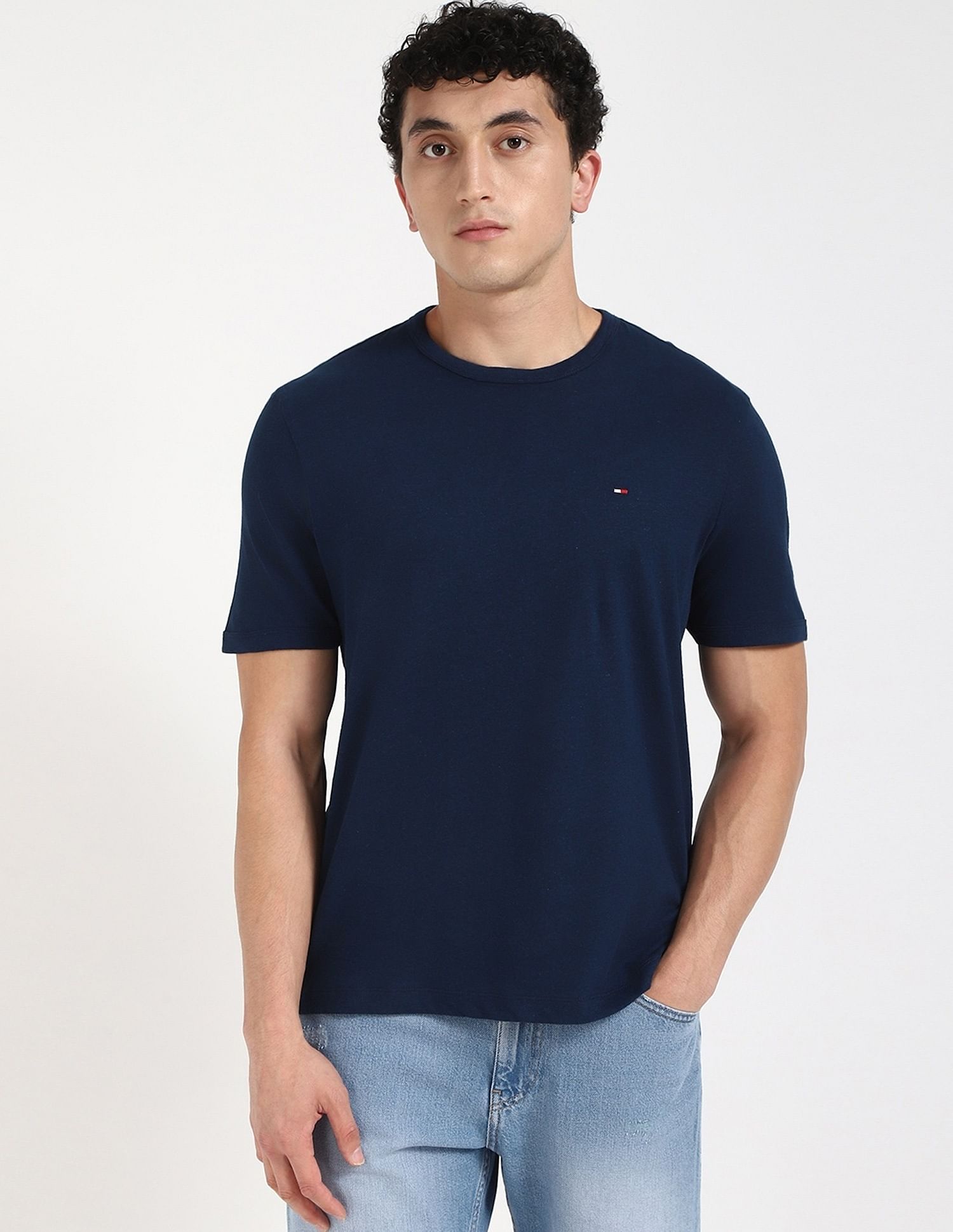 Tommy Hilfiger Solid Regular Fit T-shirt