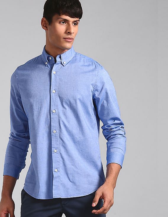 Gap men's shop slim fit shirts