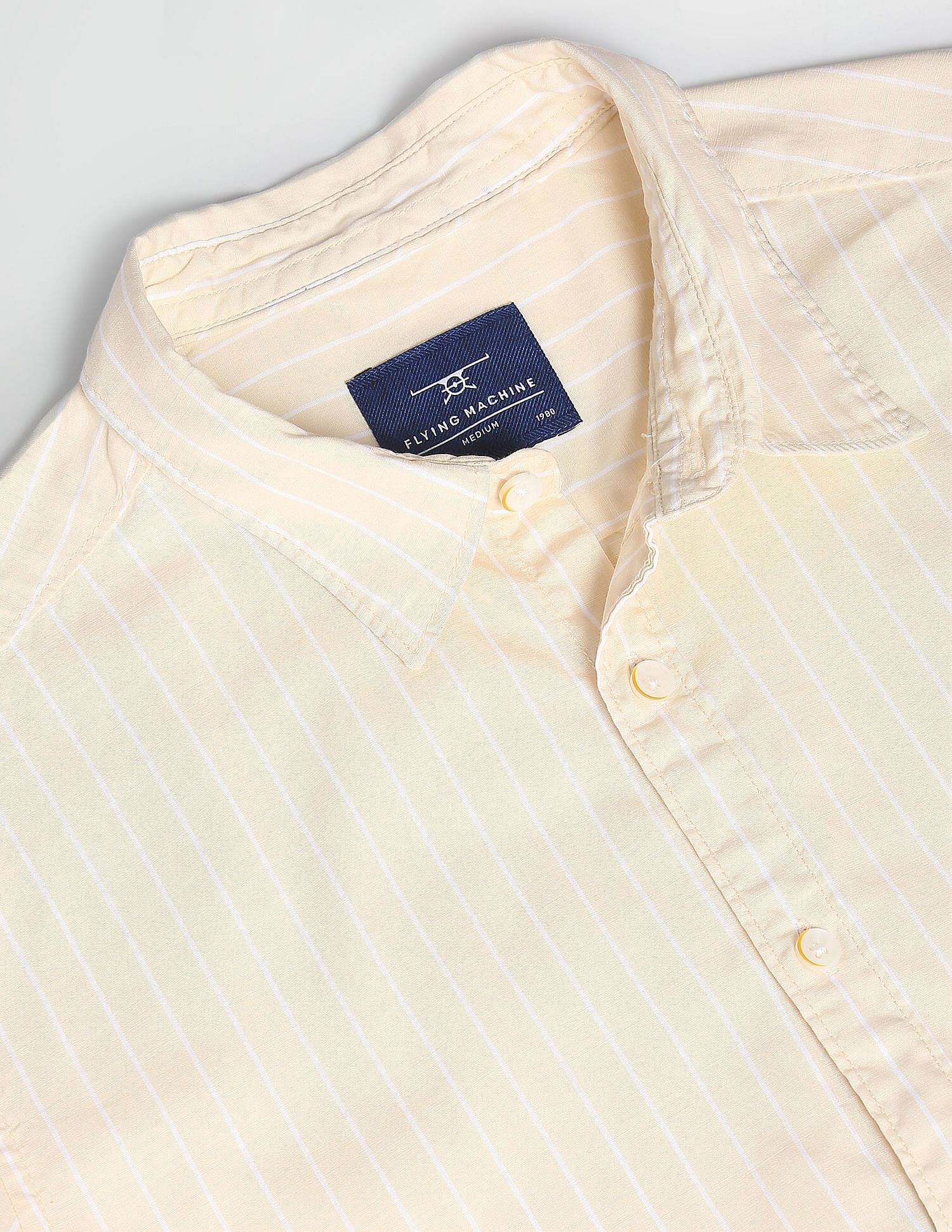 Flying Machine Vertical Stripe Slim Fit Shirt