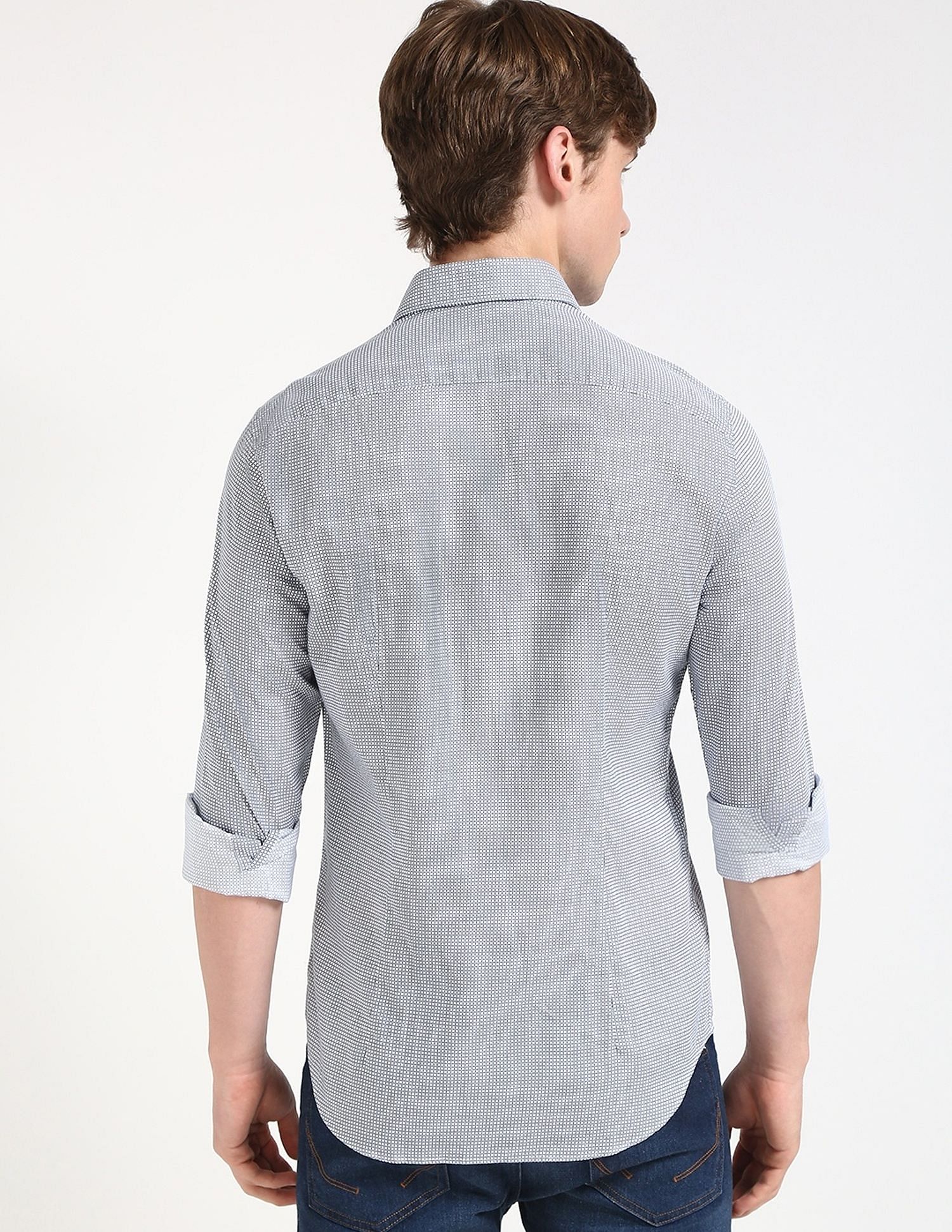 Tommy Hilfiger Printed Slim-Fit Twill Woven Shirt
