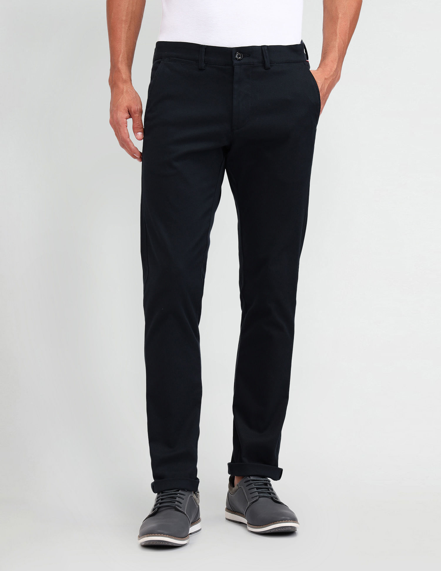 Arrow Sport Slim Fit Twill Trousers