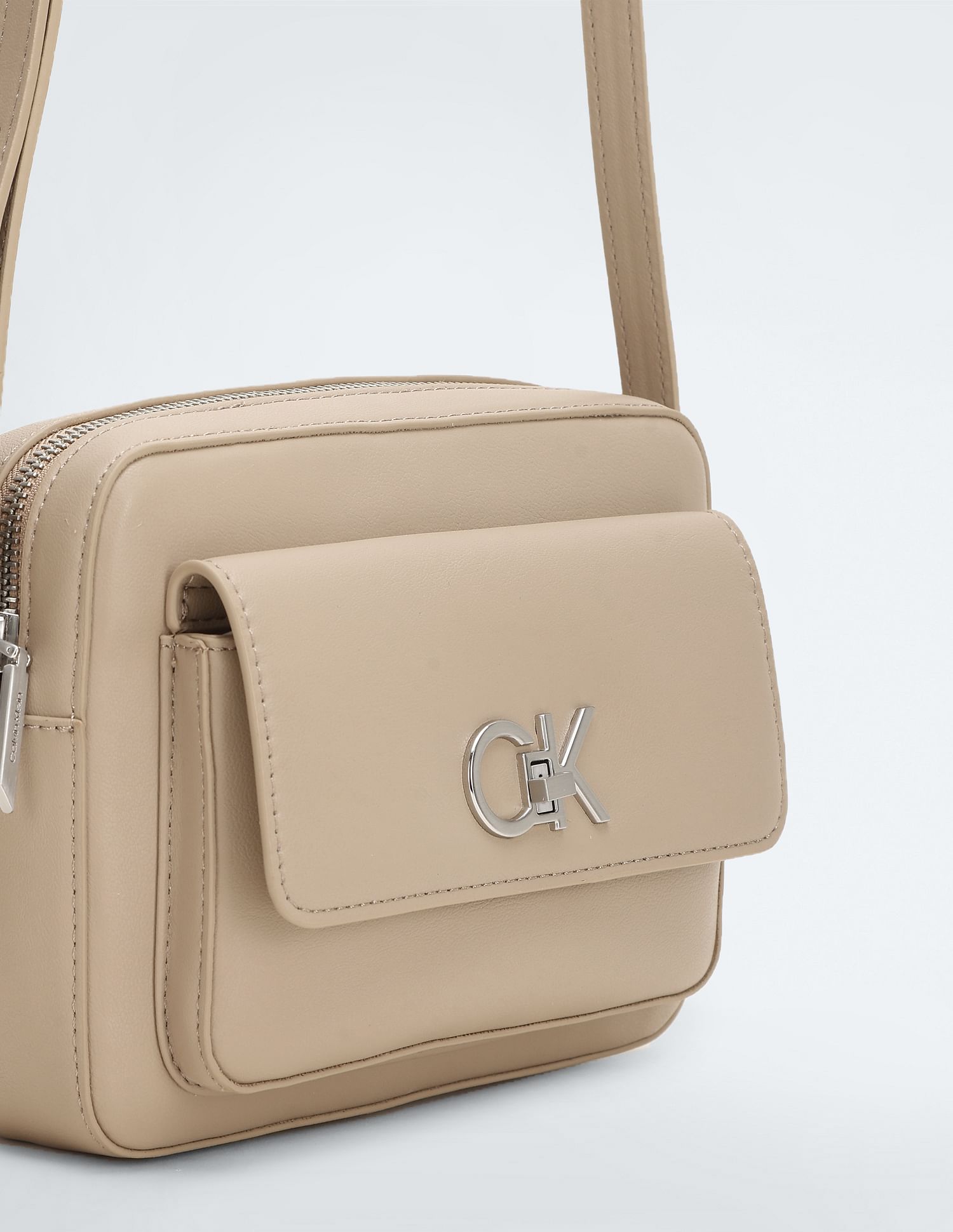 Calvin klein lock flap crossbody online