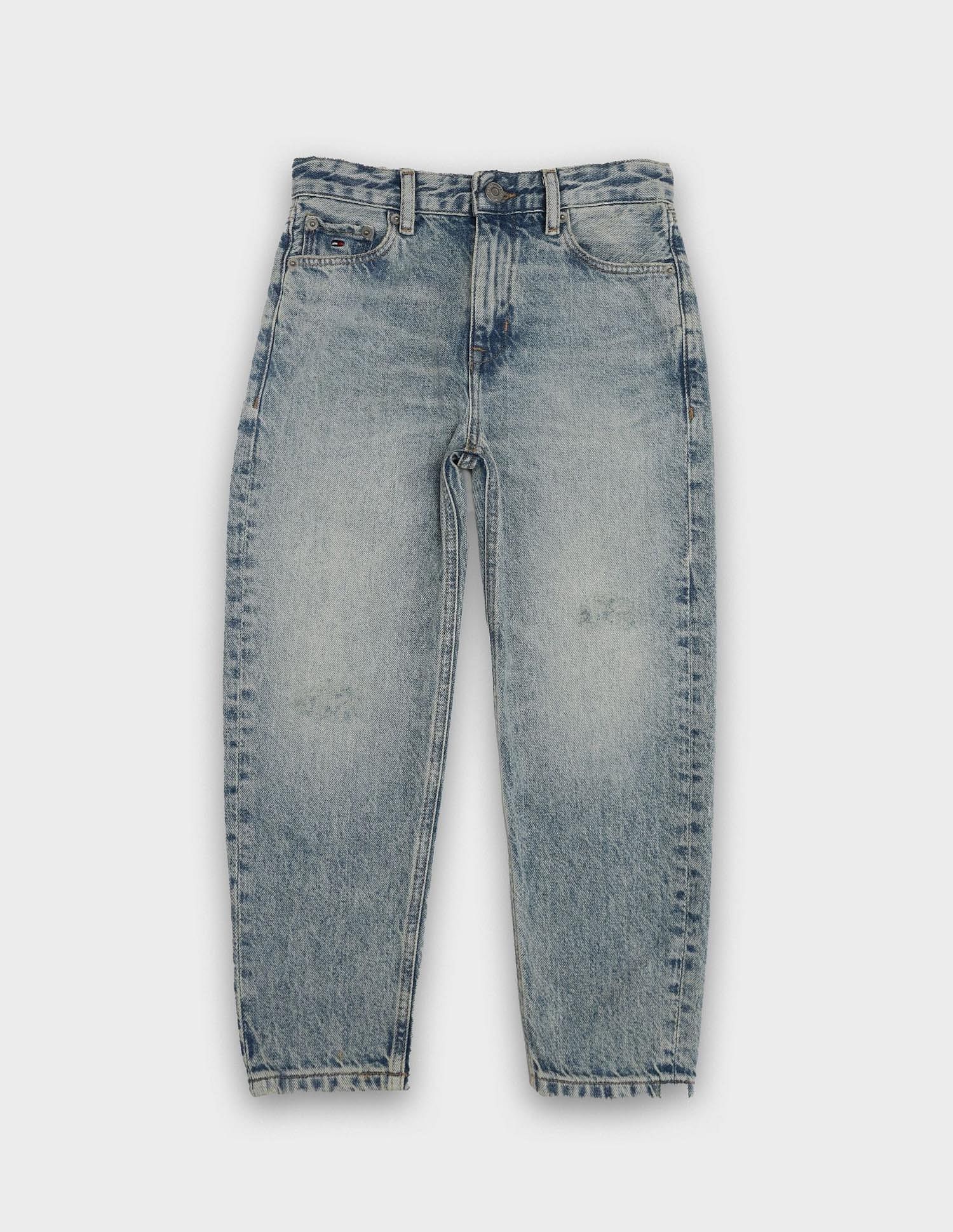 Tommy Hilfiger Kids Boys Mid-Wash Regular-Fit Mid-Rise Jeans