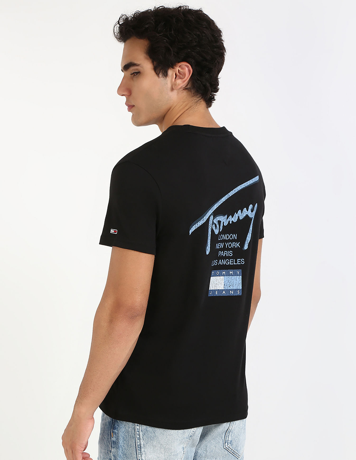 Tommy Hilfiger Logo Regular-Fit Cotton T-Shirt
