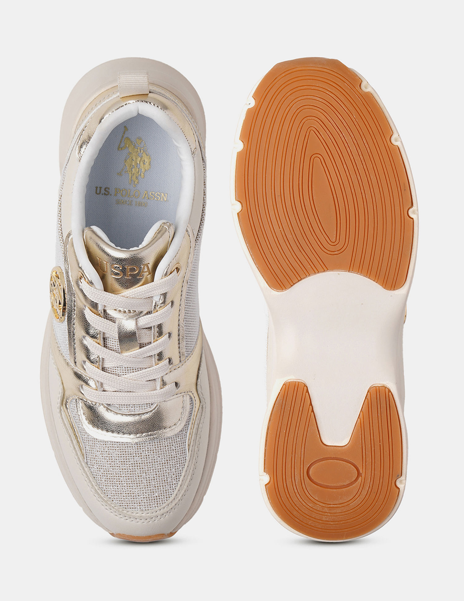 U.S. Polo Assn. Women Women Round Toe Ginevra Sneakers