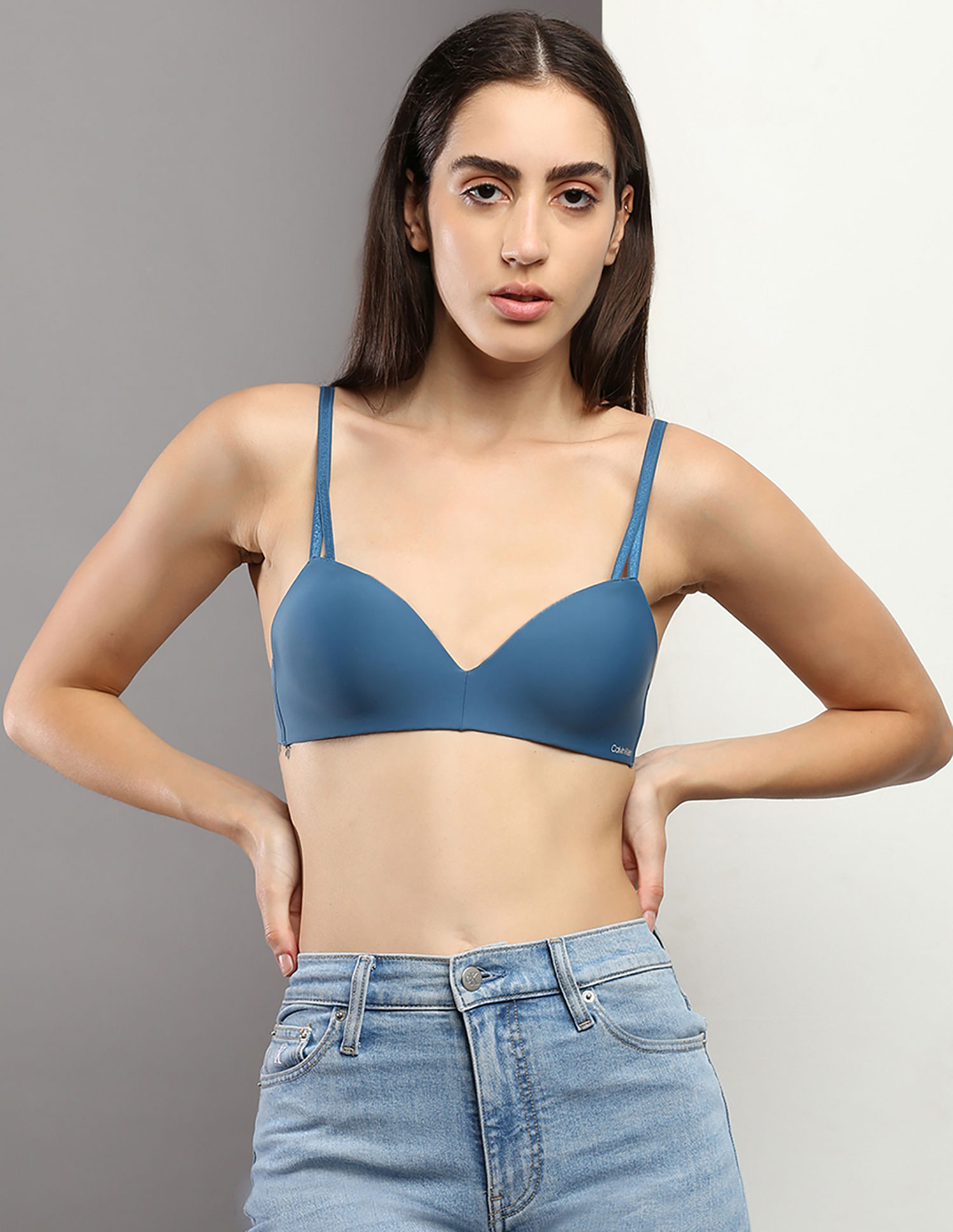 Buy Calvin Klein Underwear Reprocessed Nylon Lift Demi Bra 
