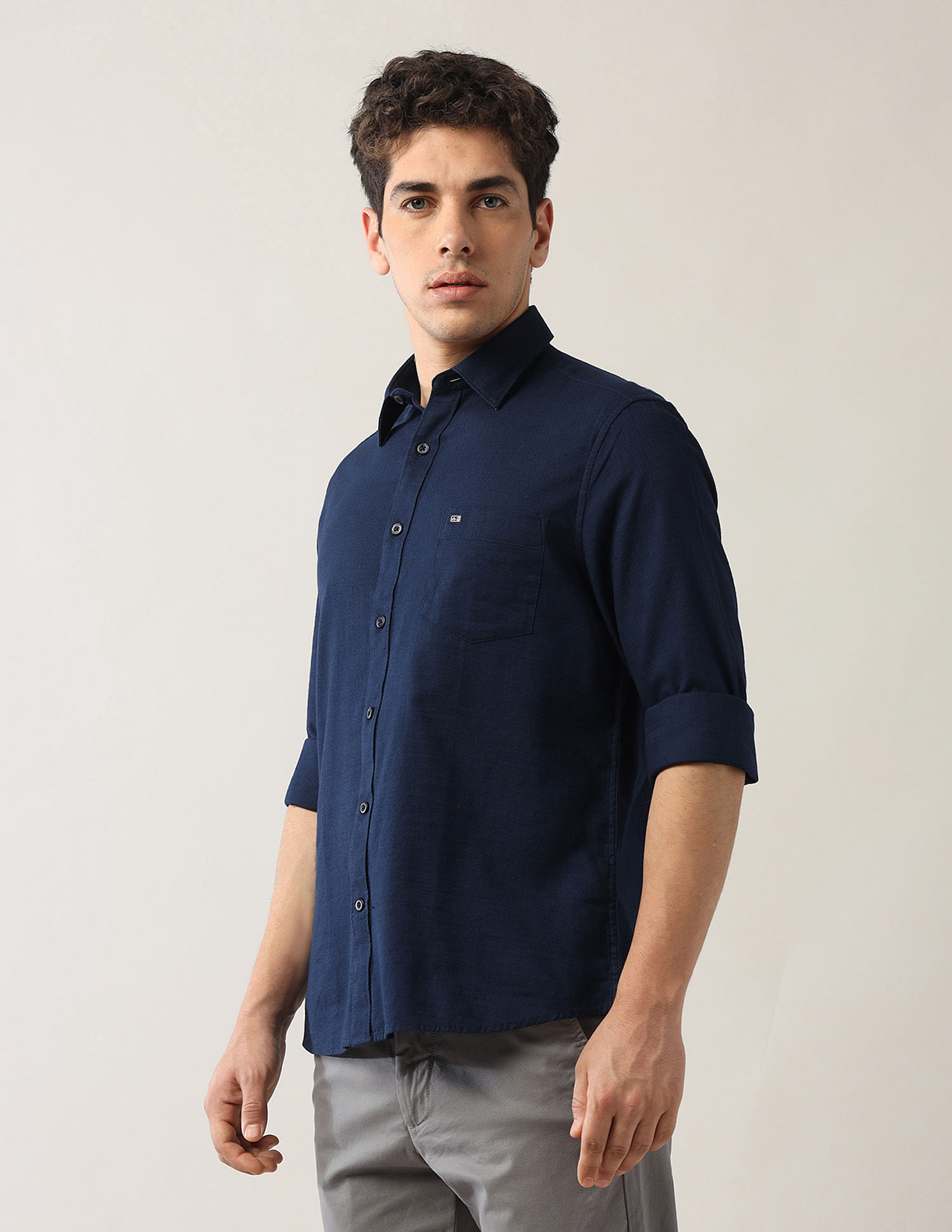 Arrow Sport Textured Dobby Shirt