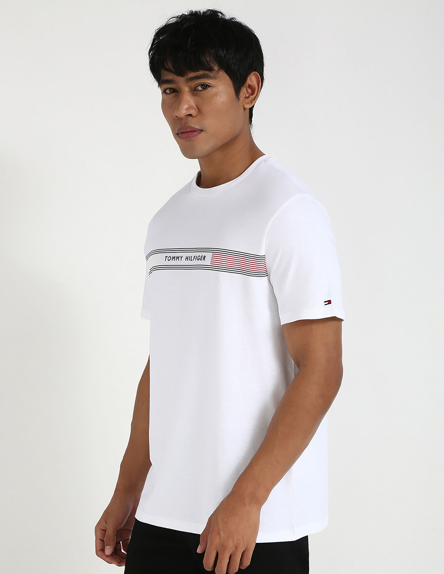 Tommy Hilfiger Logo Regular-Fit Cotton T-Shirt