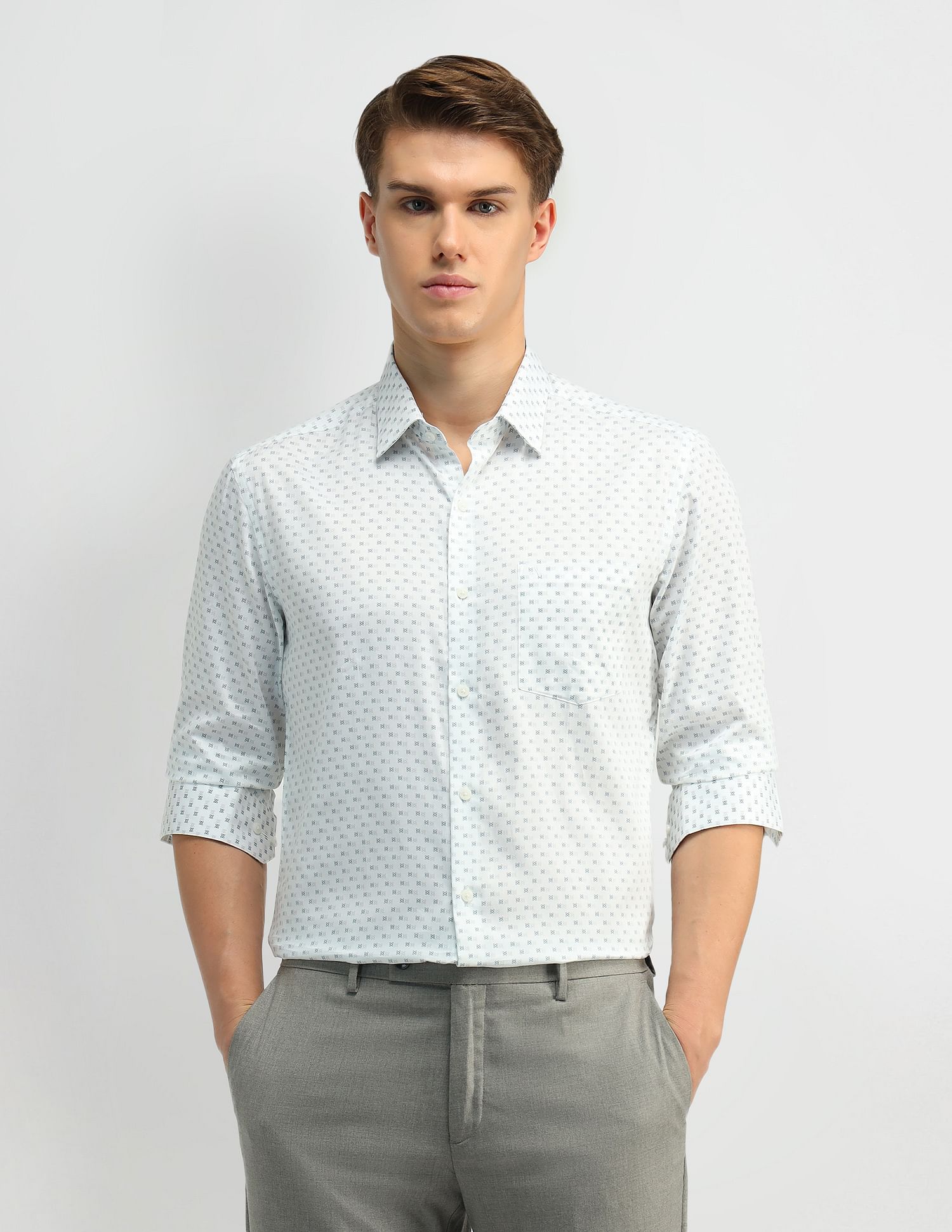 Arrow Manhattan Slim Cotton Shirt