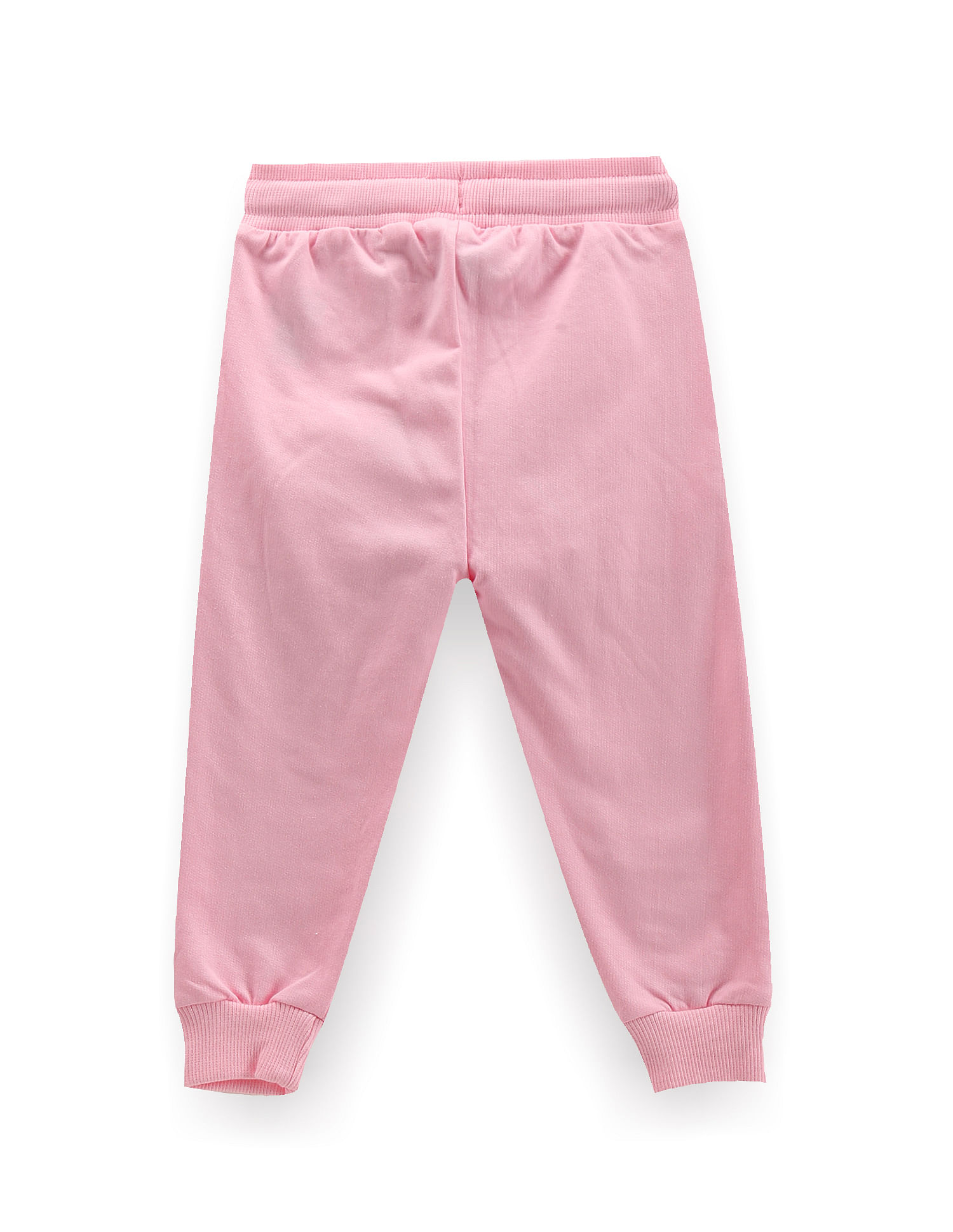 U.S. Polo Assn. Kids Girls Flip Sequin Cotton Track Pants