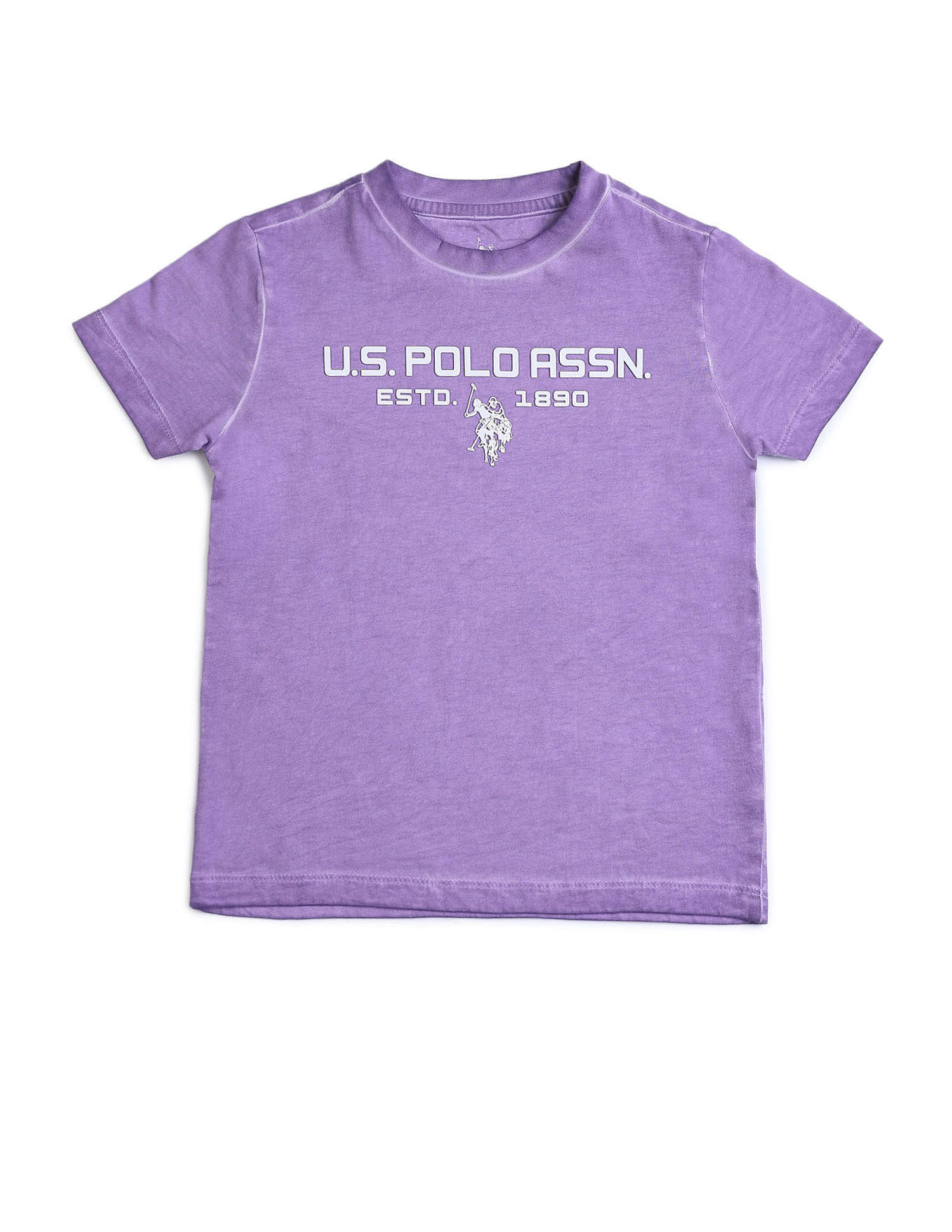 U.S. Polo Assn. Kids Boys Brand Printed Regular Fit T-Shirt