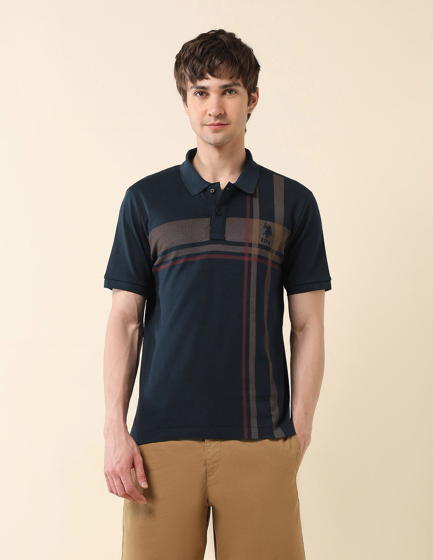 U.S. Polo Assn. Pure Cotton Varsity Polo Shirt