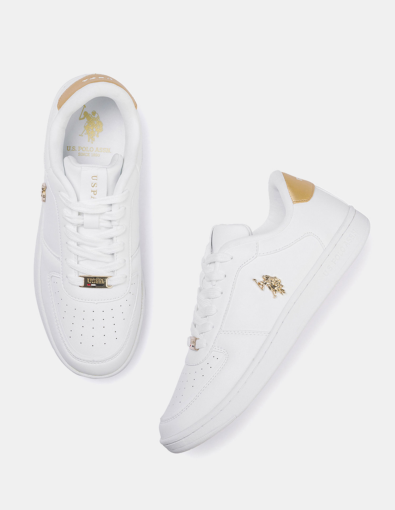 U.S. Polo Assn. Women Women Round Toe Solid Nyra 2.0 Sneakers