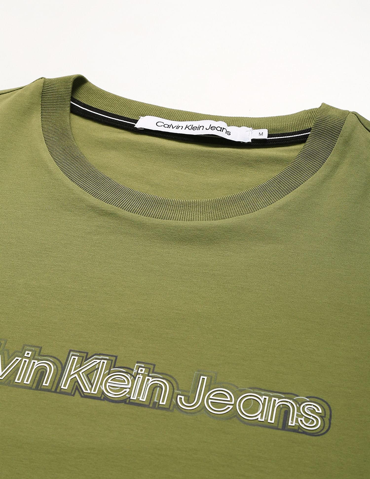 Calvin Klein Slim Fit Brand Print T-Shirt