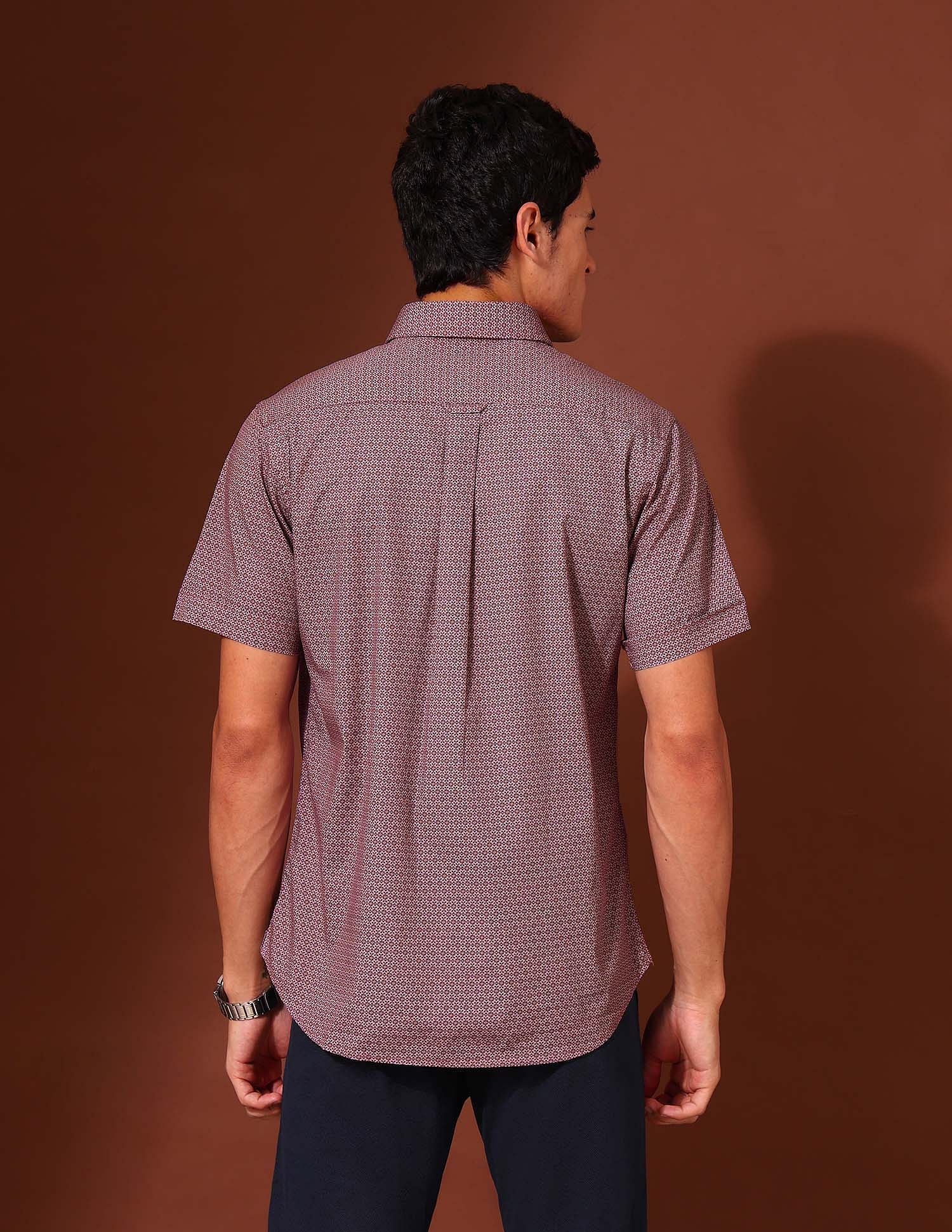 U.S. Polo Assn. Floral Printed Tailored Fit Shirt