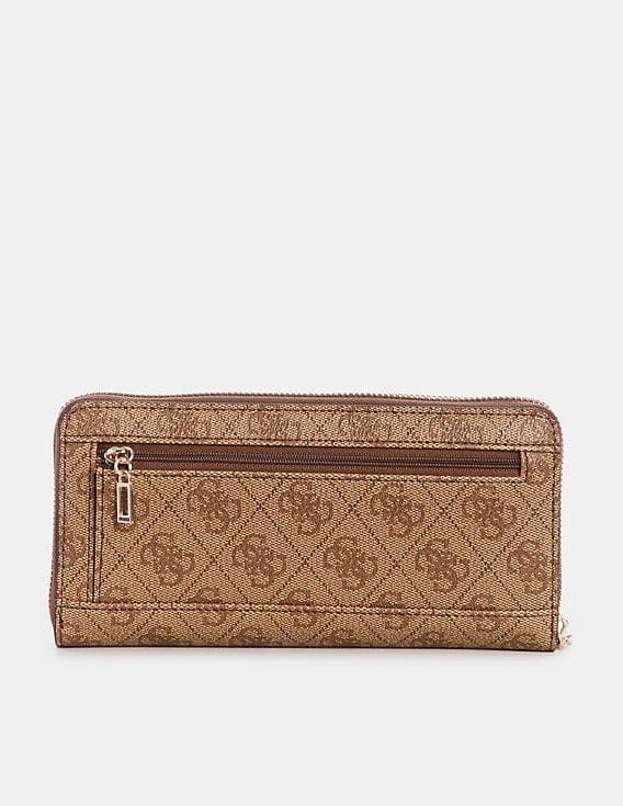 Guess Wallets Womens Large Zip Around Wallet Guess Maddy Large Zip