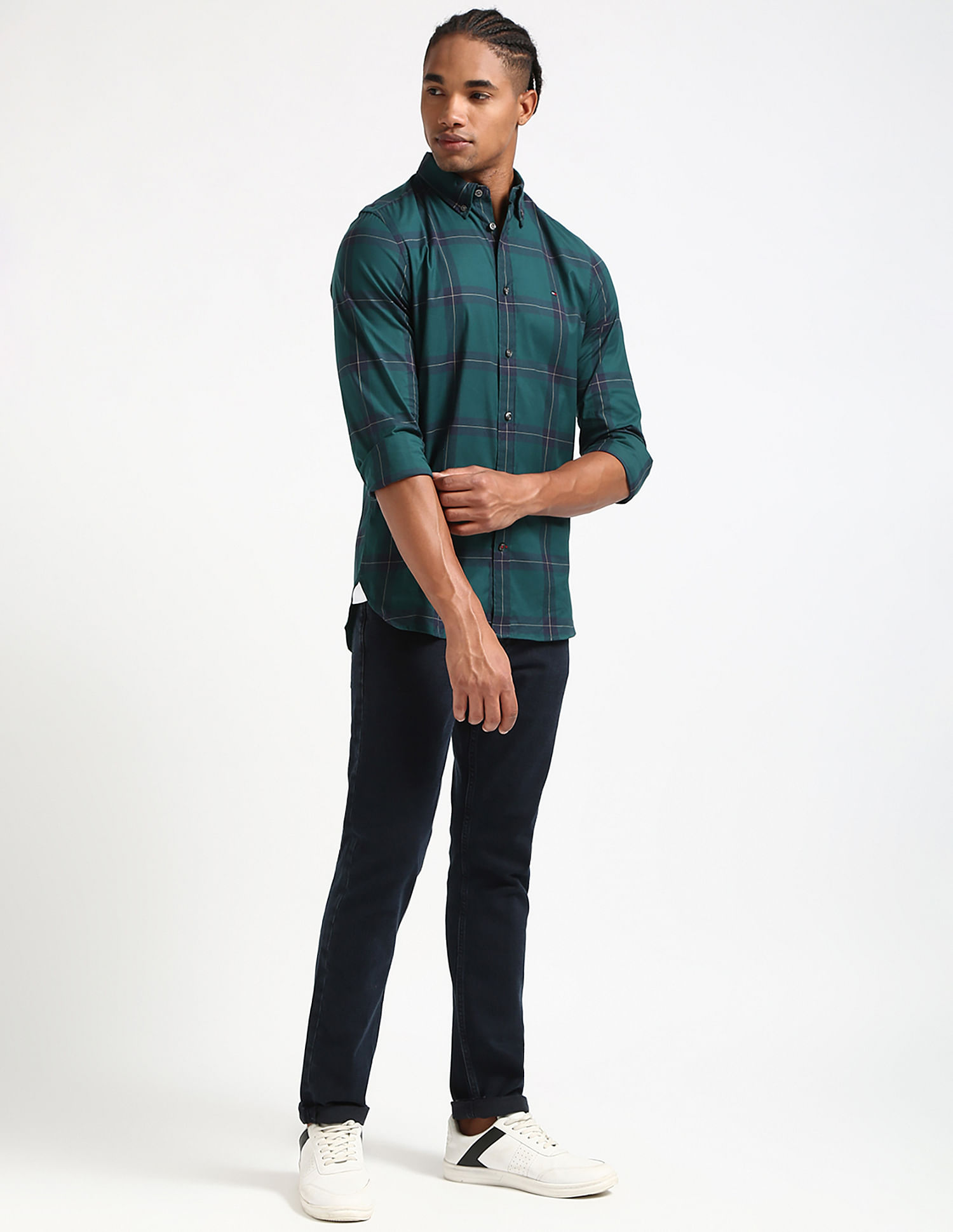 Tommy Hilfiger Harrington Poplin Plaid Shirt