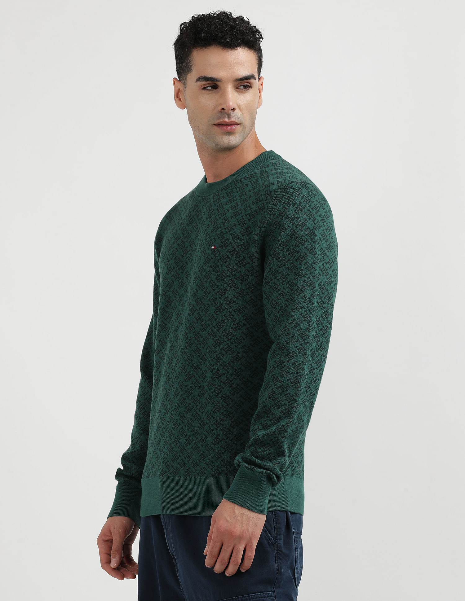 Tommy Hilfiger All Over Monogram Sweater