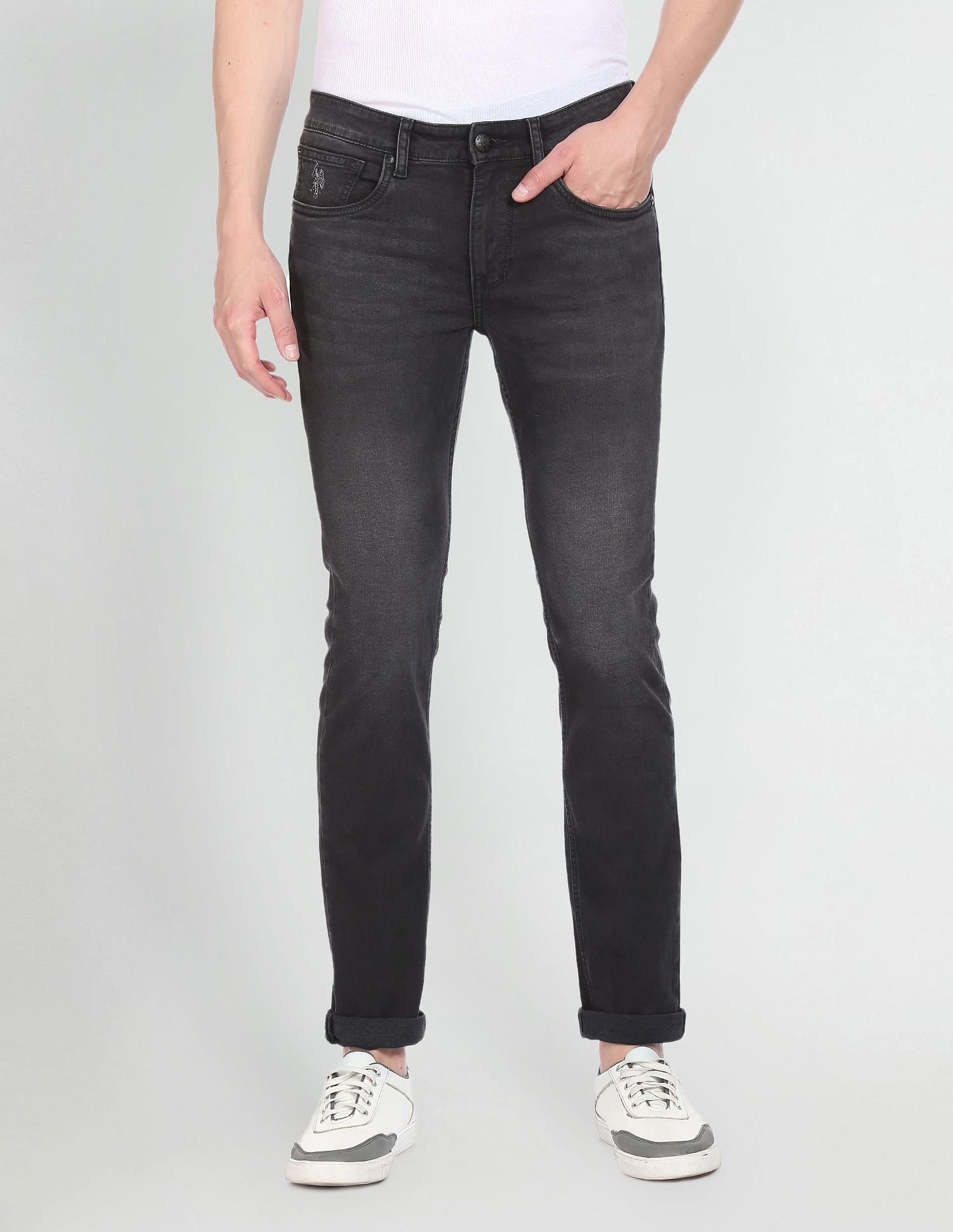 U.S. Polo Assn. Denim Co. Regallo Skinny Fit Black Jeans