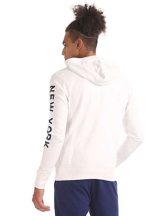 AEROPOSTALE Men's Aero Logo Popover Hoodie-Across Chest At Men's
