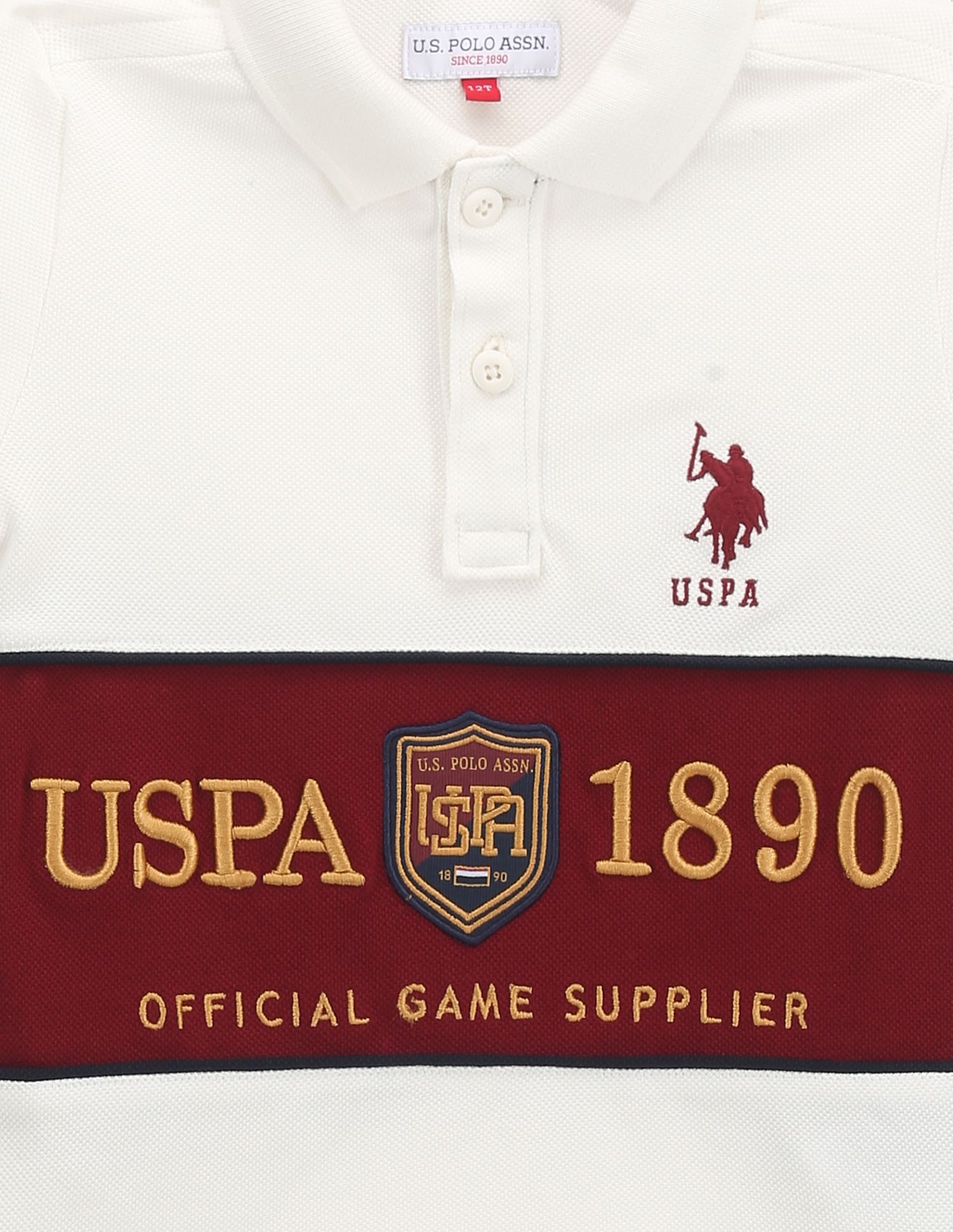 U.S. Polo Assn. Kids Boys Brand Embroidered Polo Shirt