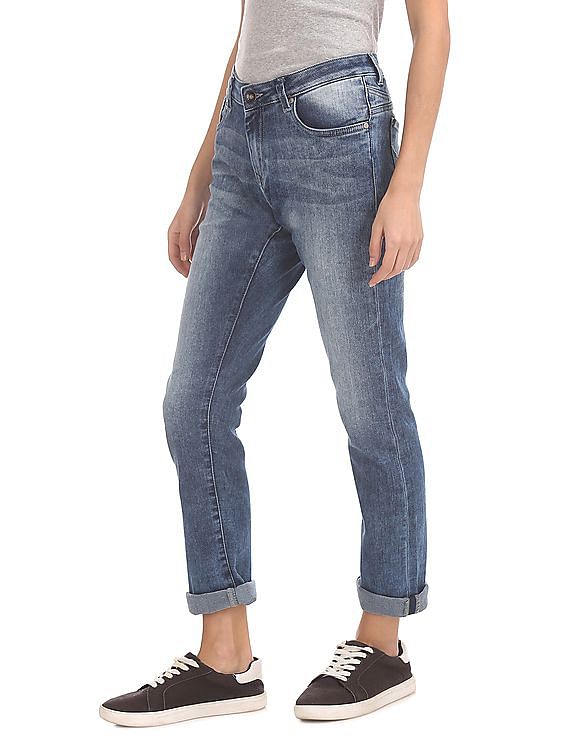 U.S. Polo Assn. Women Mid Rise Slim Fit Jeans