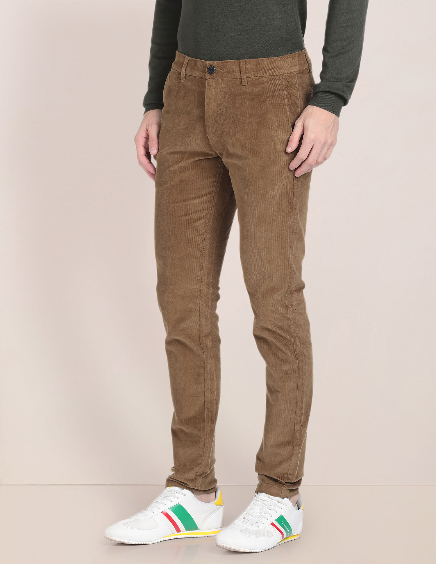 Stretch Corduroy Trousers