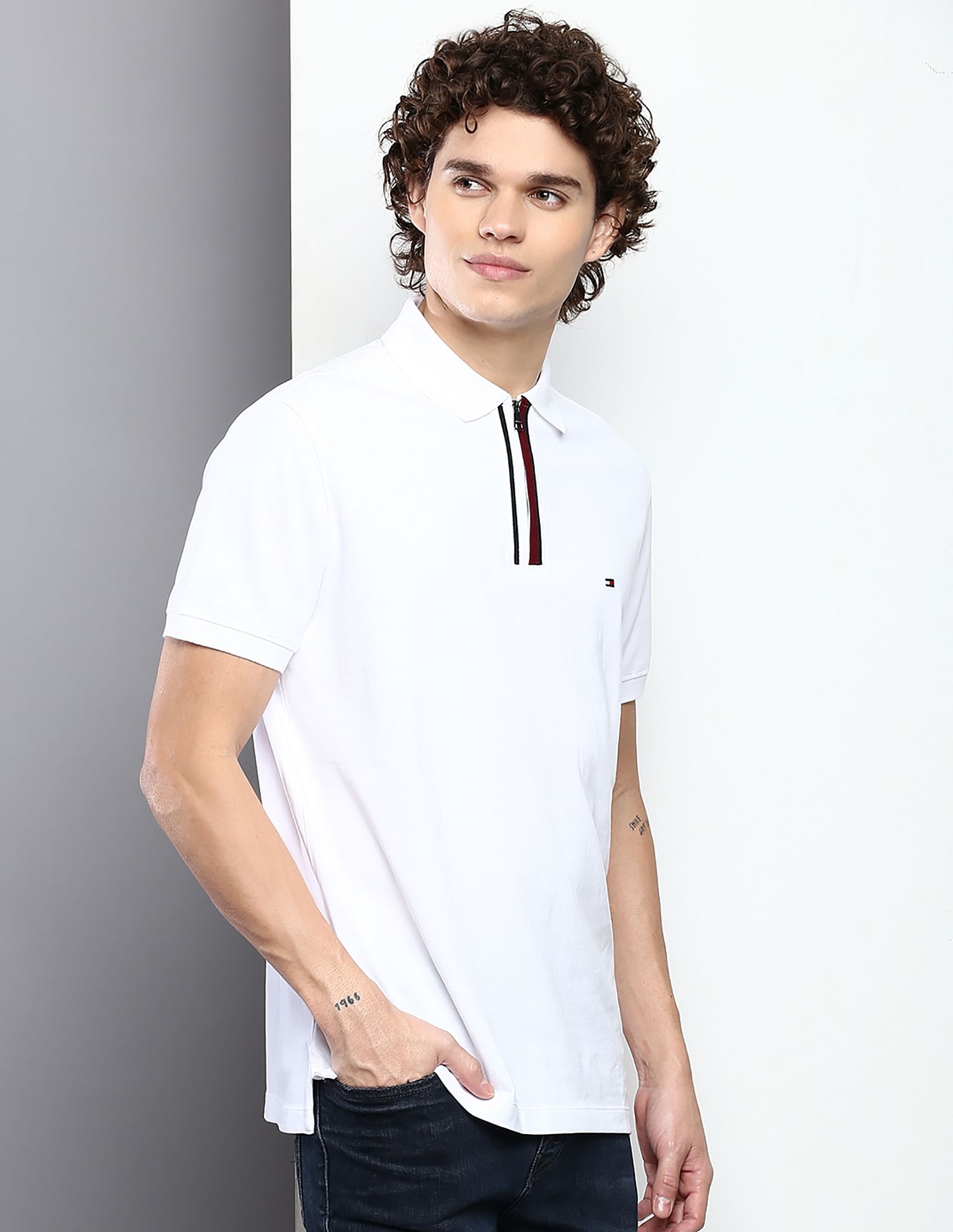 Tommy Hilfiger Solid Regular Fit Polo Shirt
