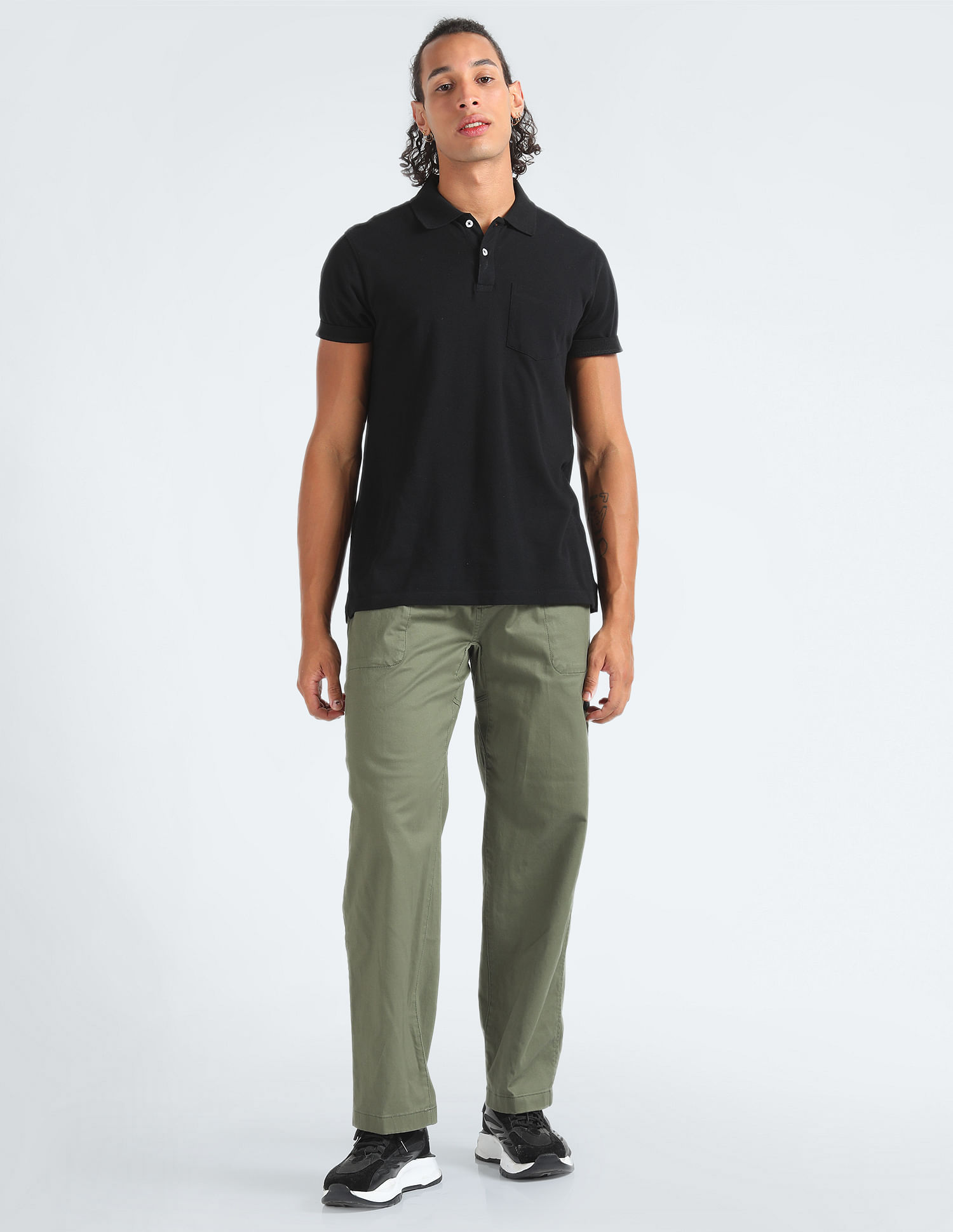 Calvin Klein Recycled Cotton Relaxed Trousers