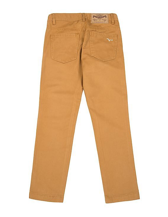 Pure Cotton Twill Trousers