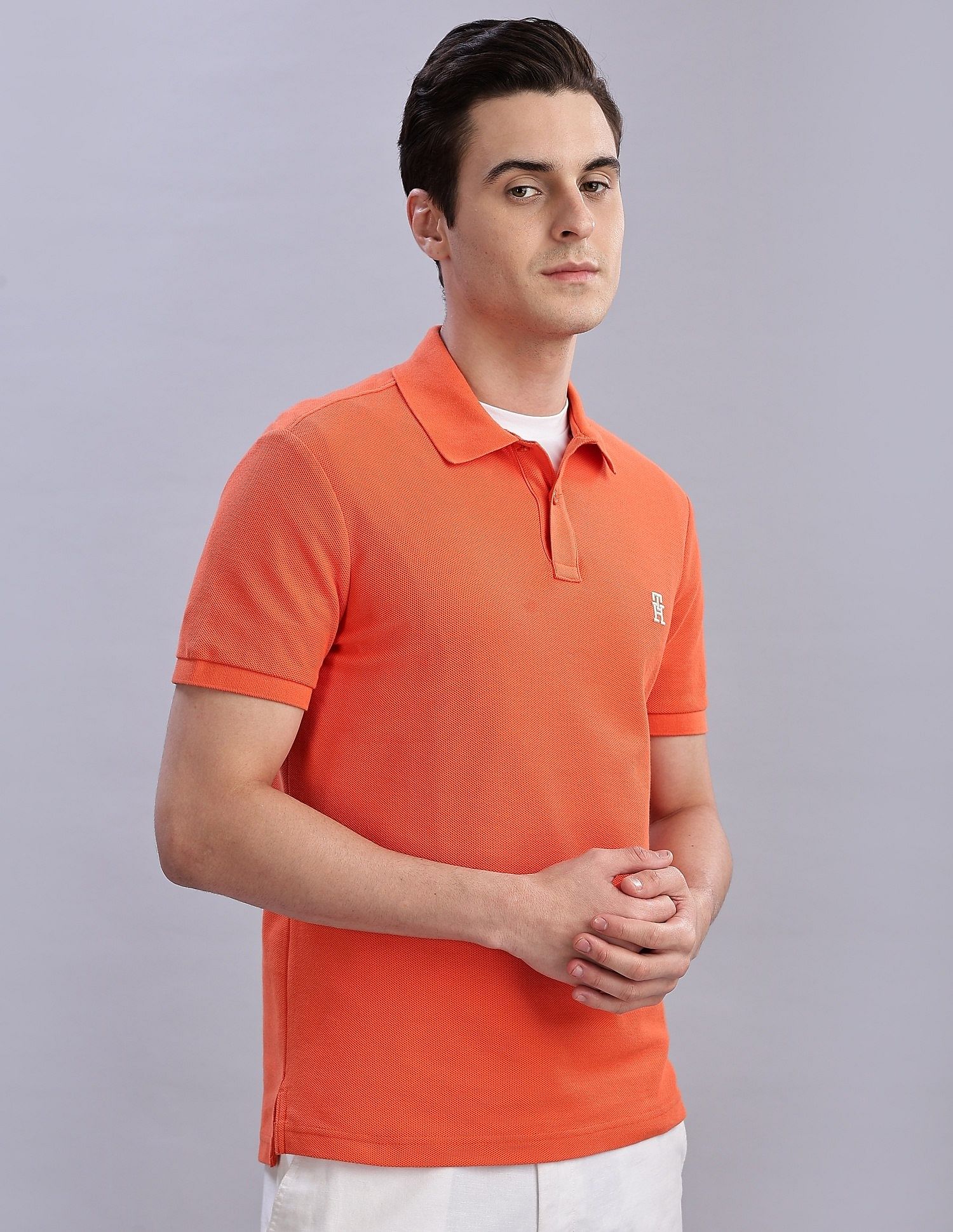 Tommy Hilfiger Solid Regular-Fit Cotton Polo Shirts