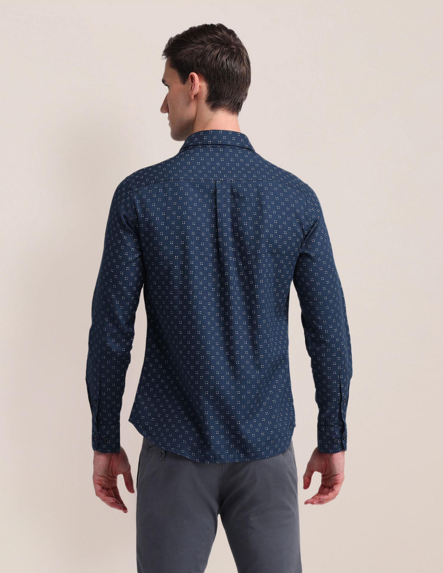 U.S. Polo Assn. Denim Co. Printed Dobby Weave Shirt