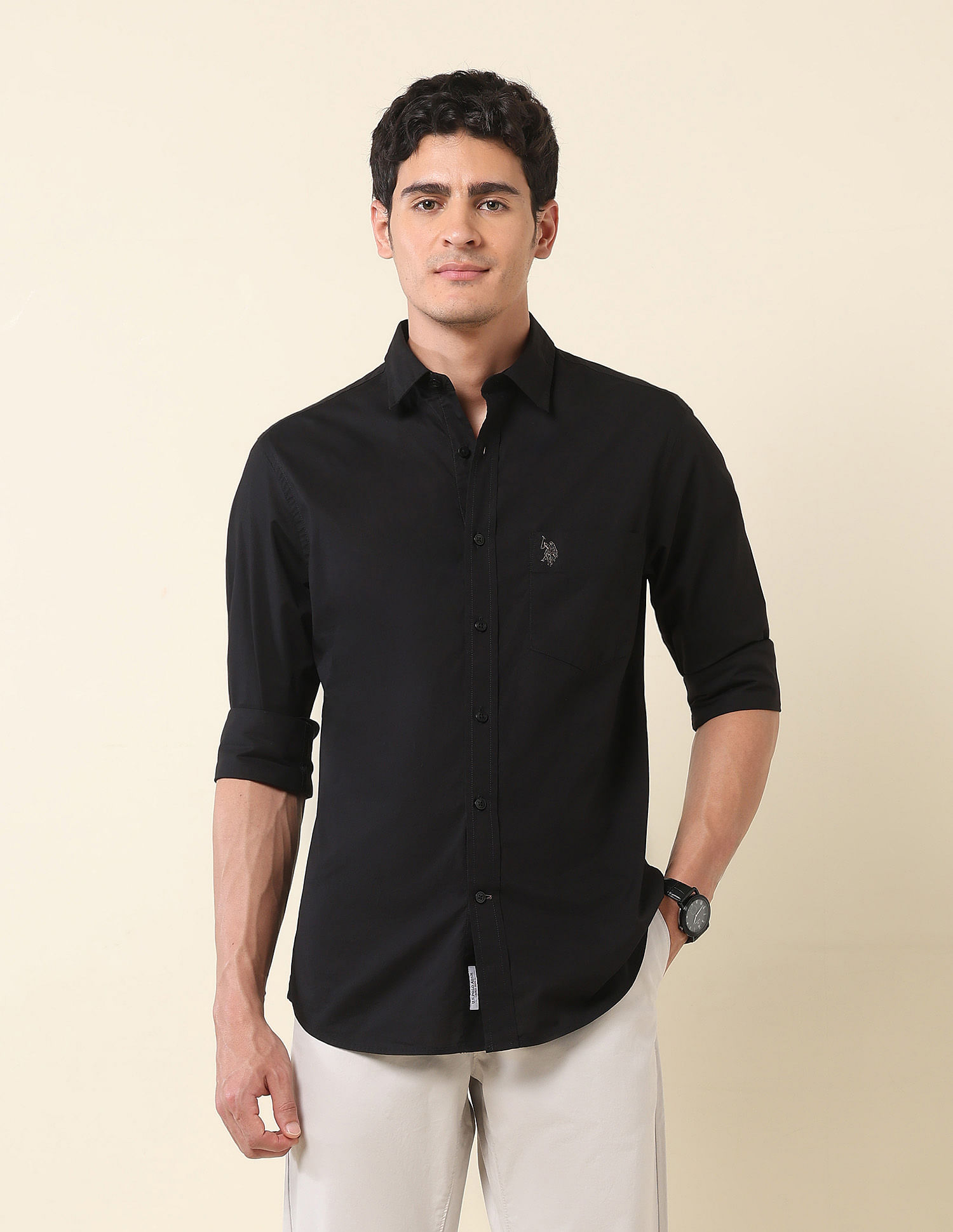U.S. Polo Assn. Pure Cotton Tailored Fit Shirt