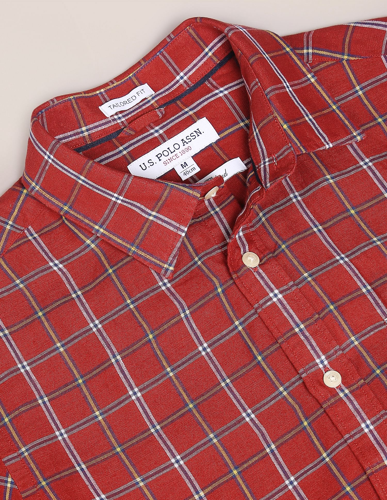 U.S. Polo Assn. Dupplin Check Casual Shirt
