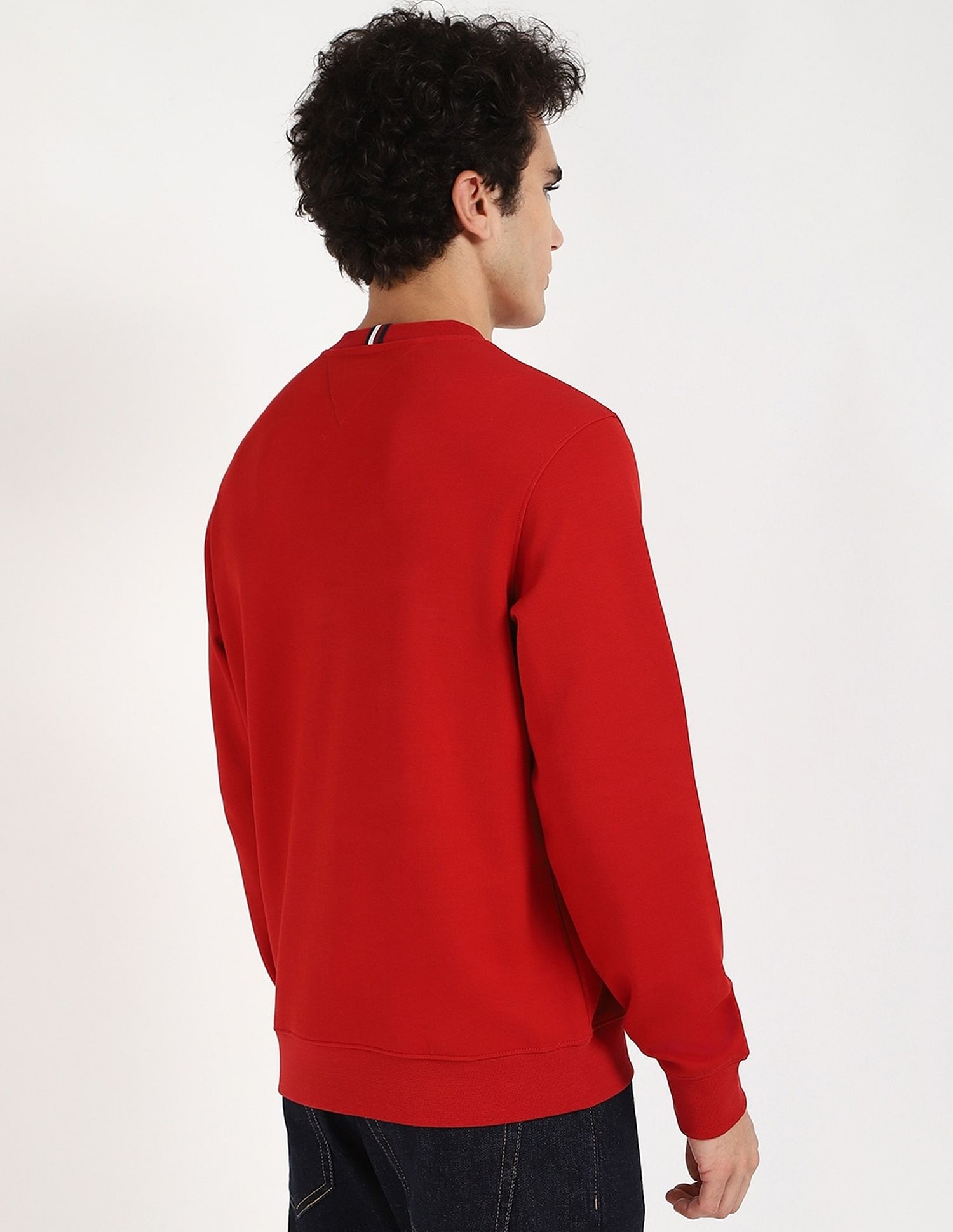 Tommy Hilfiger Embroidered Logo Regular-Fit Cotton Sweatshirt