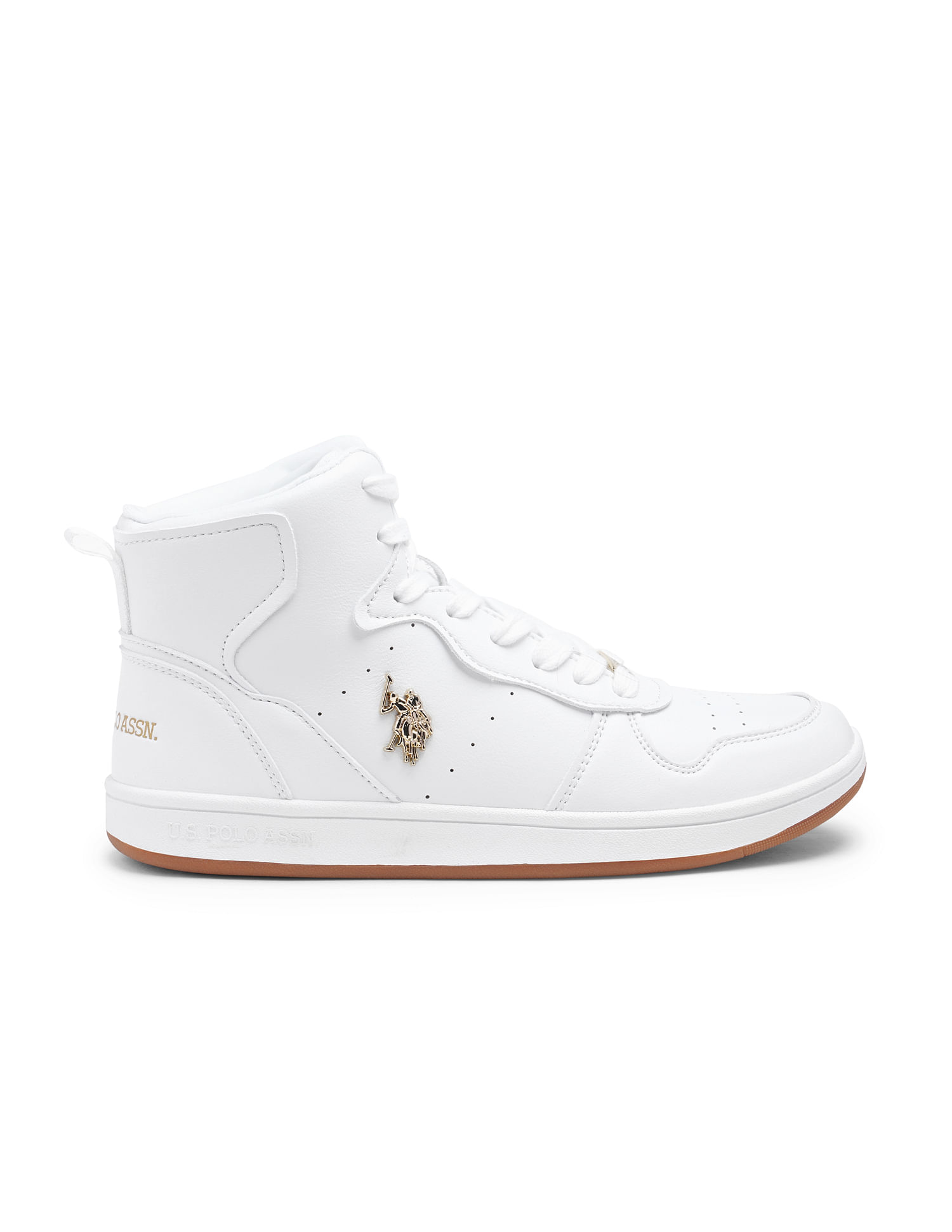 U.S. Polo Assn. Women Round Toe Solid Rowan Sneakers