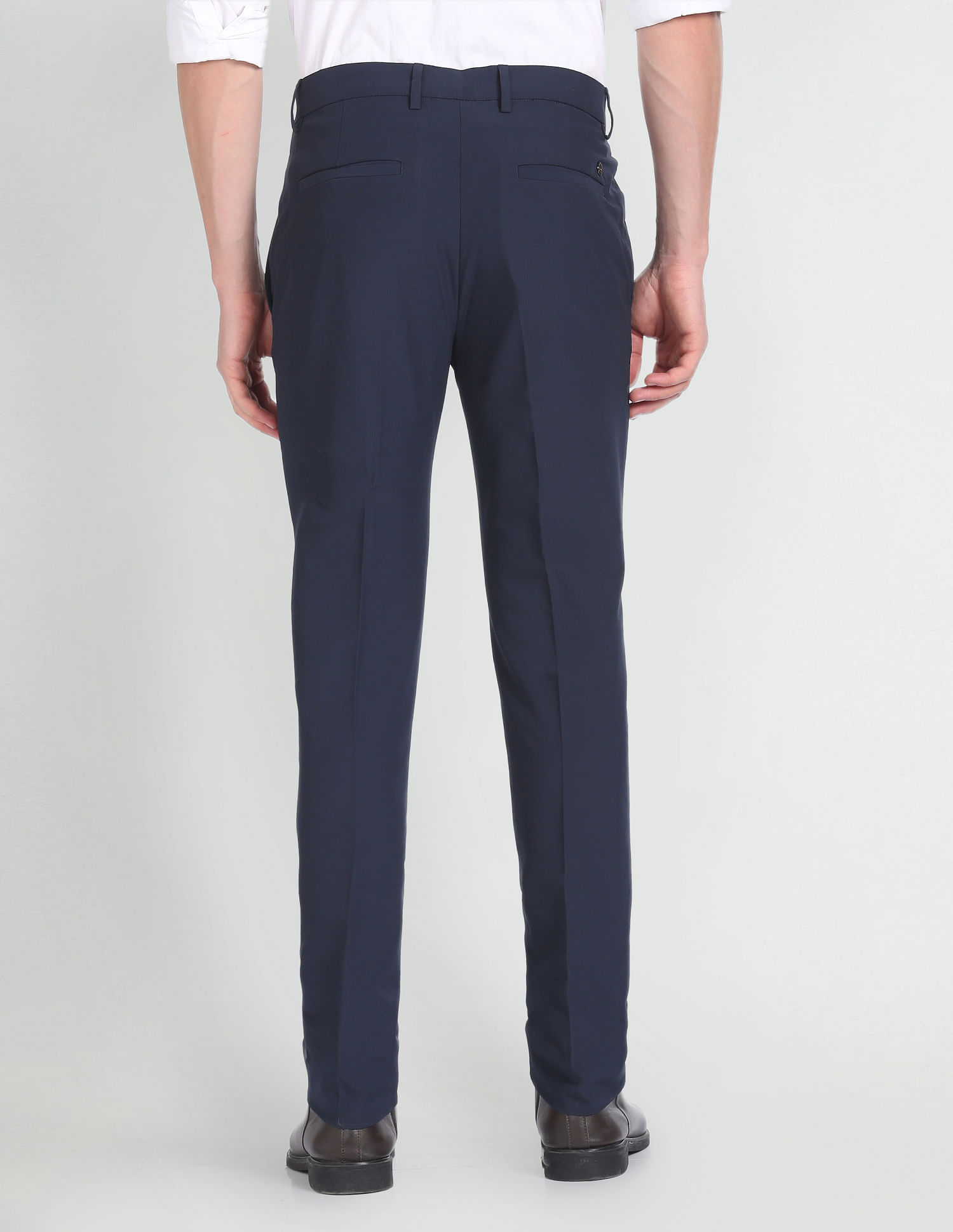 Arrow Newyork Jackson Super Slim Micro Check Trousers