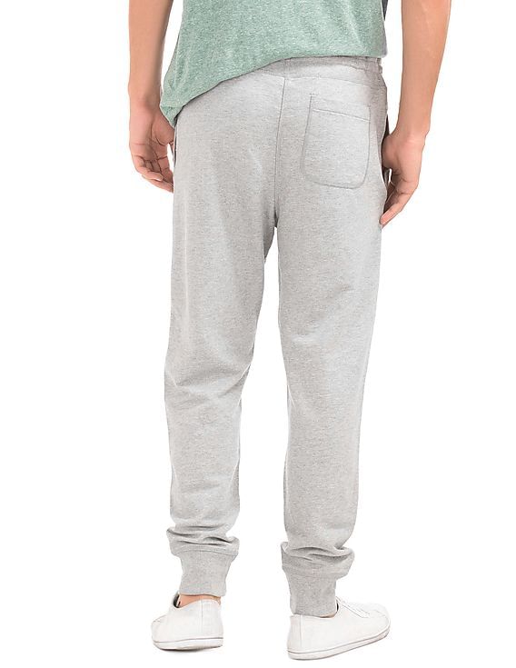 Buy GAP Men Grey Textured Logo Sweatpants - NNNOW.com