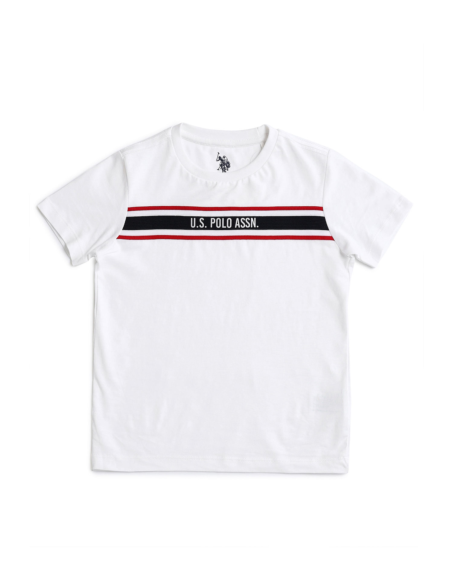 U.S. Polo Assn. Kids Boys Regular Logo Printed T-Shirt