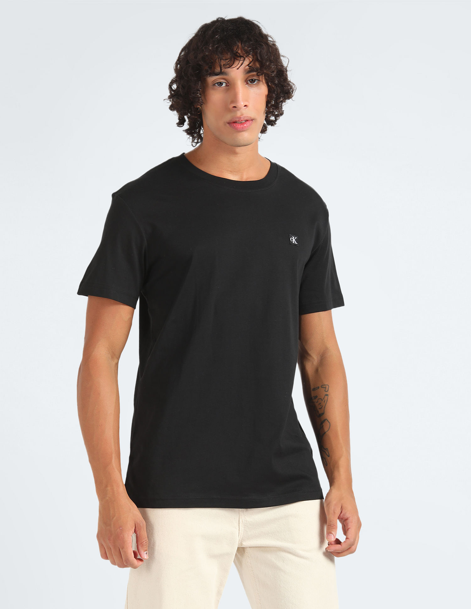 Calvin Klein Regenerative Cotton Solid T-Shirt