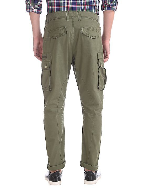 Buy Khaki Trousers & Pants for Men by FLYING MACHINE Online | Ajio.com